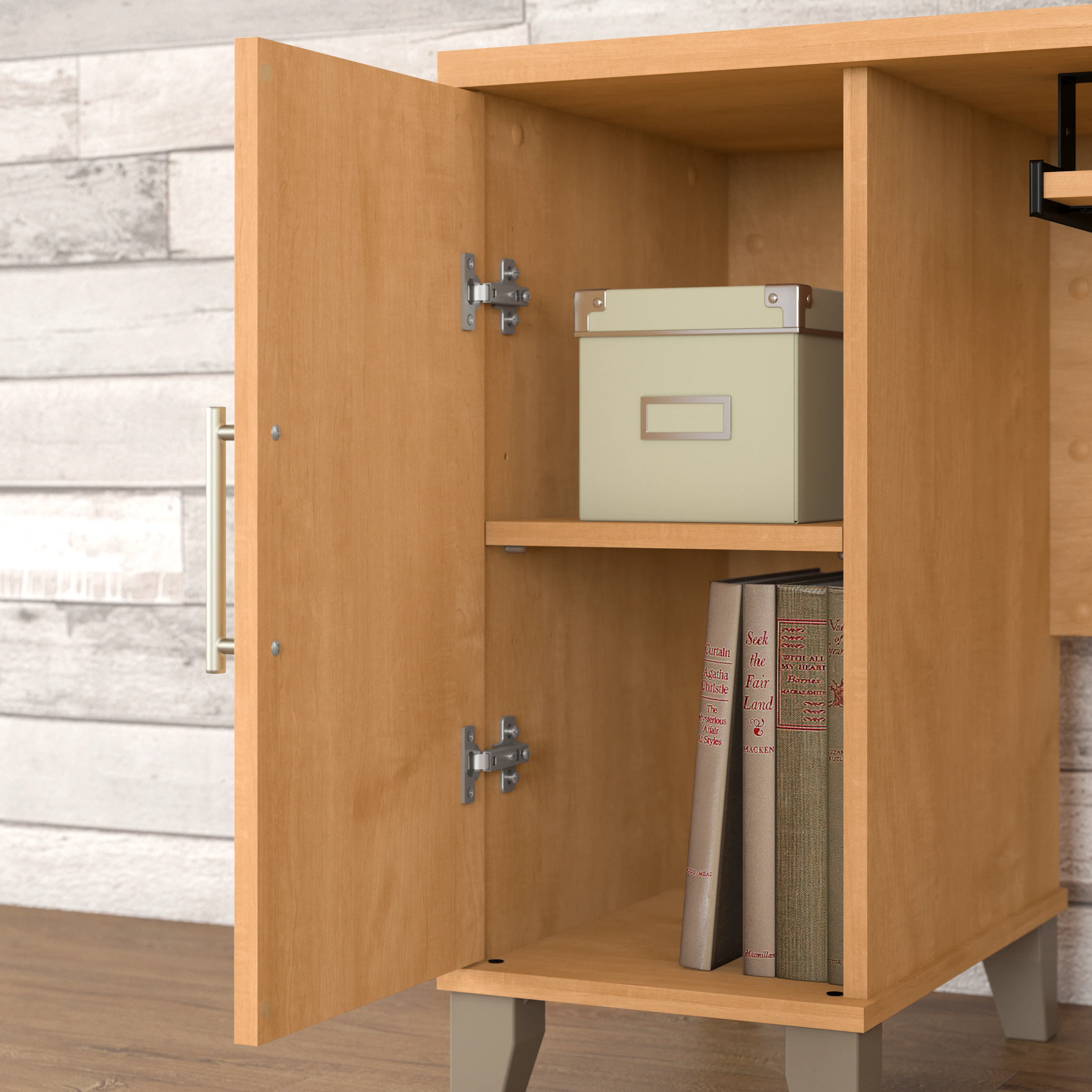 Somerset 60W L Shaped Desk with Storage