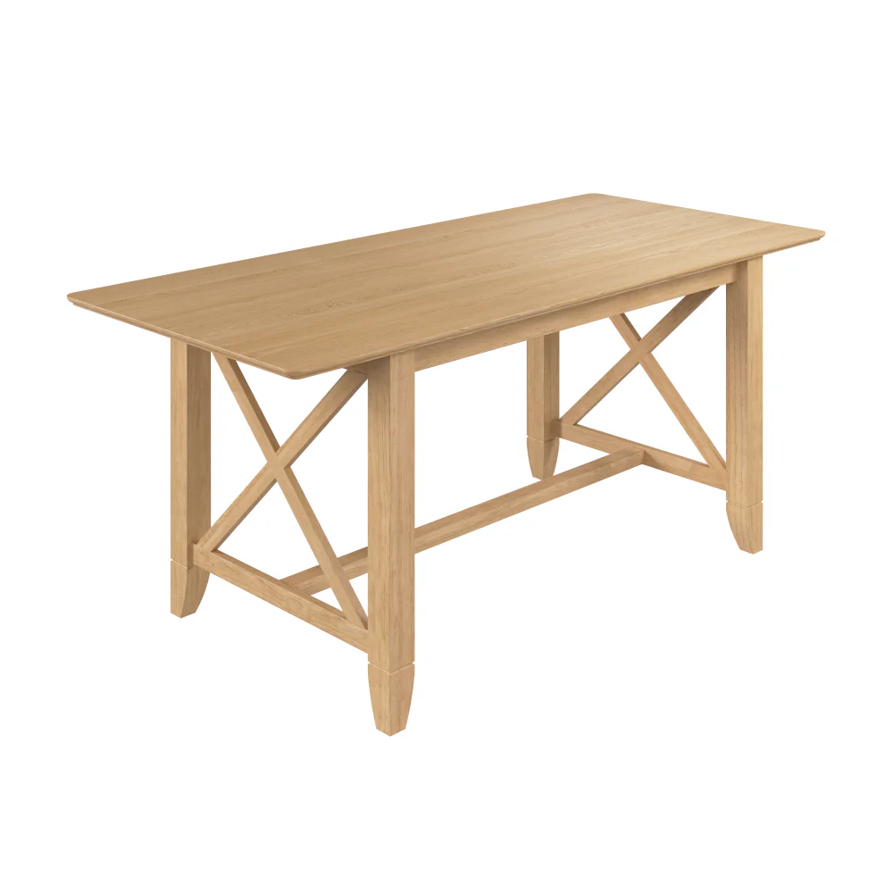 Bush Home Key West 70W Cross Base Dining Table