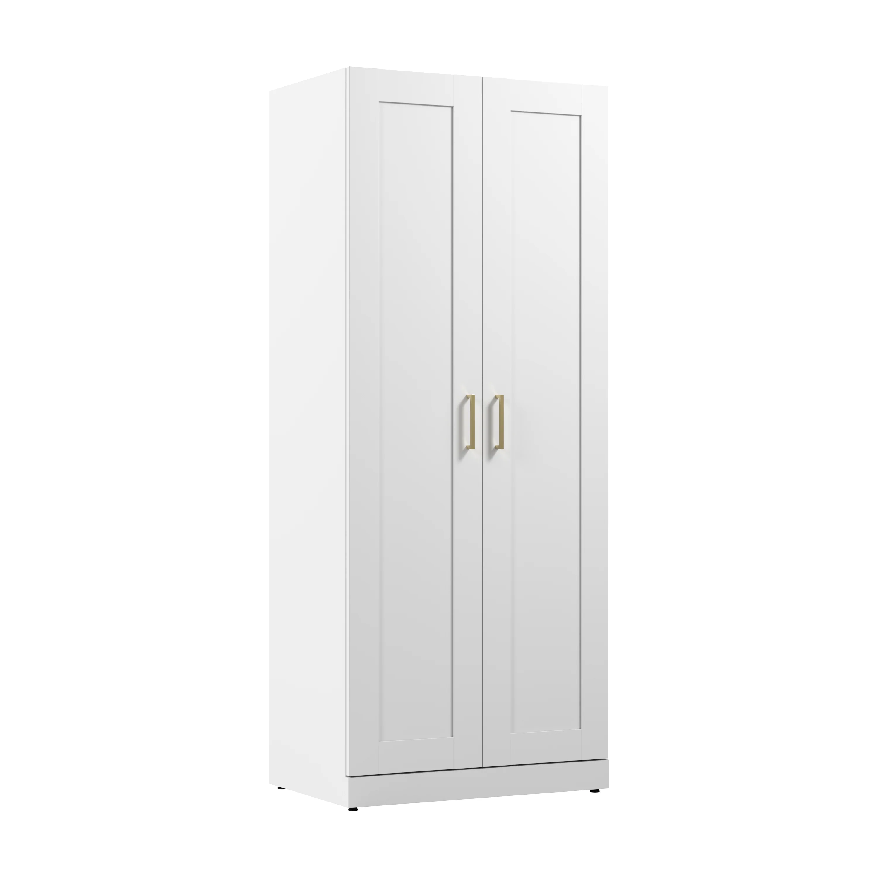 Hampton Heights 30W Tall Storage Cabinet with Doors and Shelves