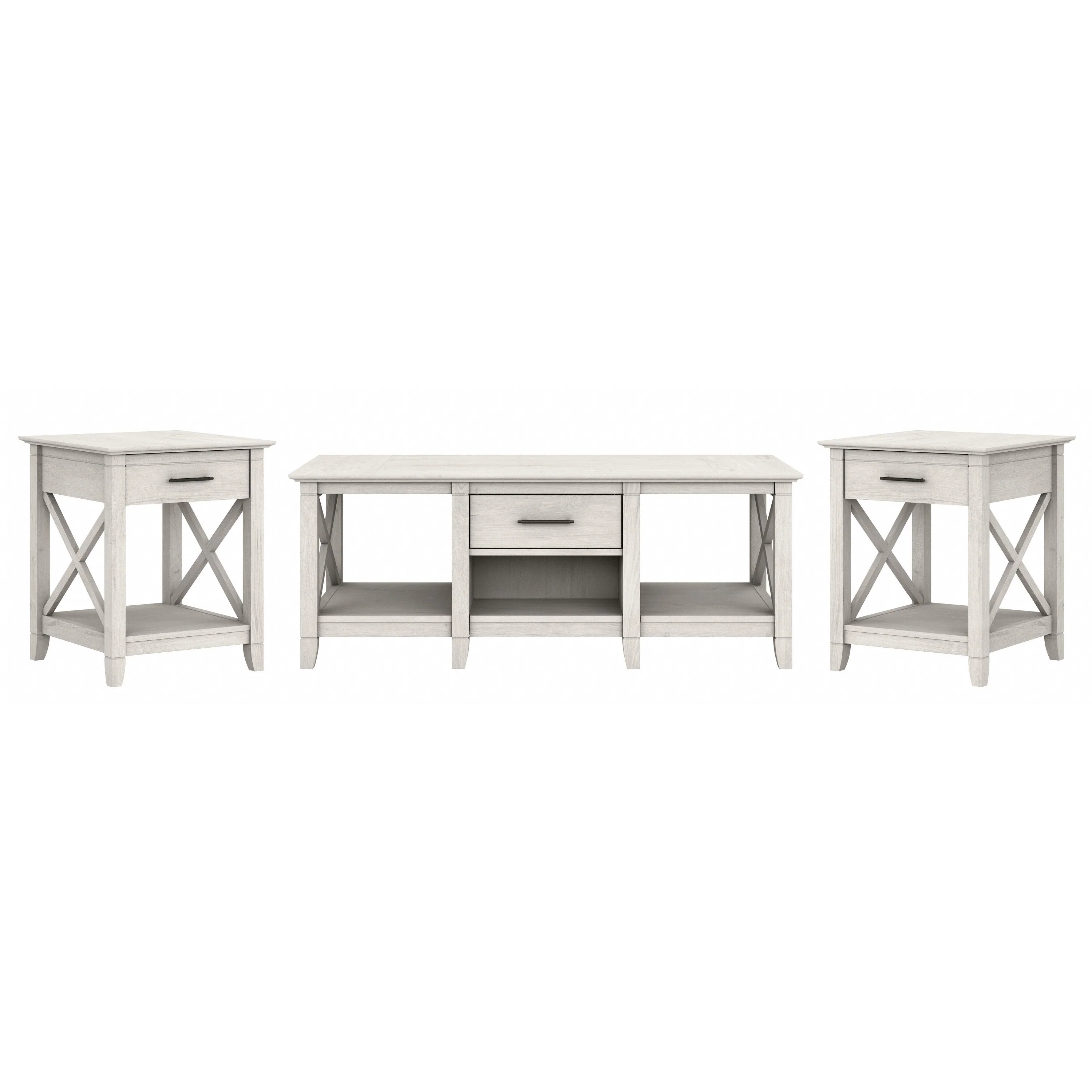 Key West Coffee Table with Set of 2 End Tables