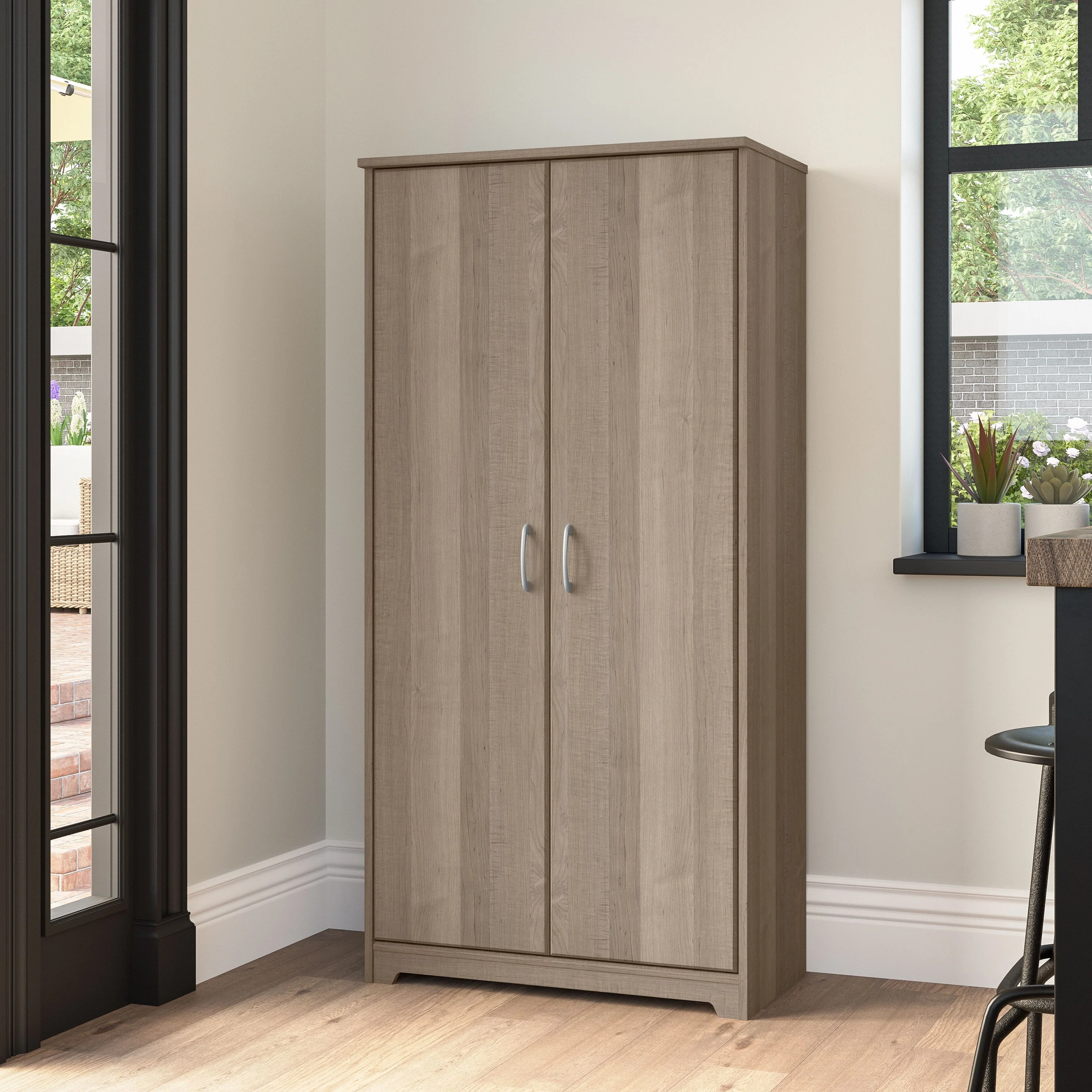 Cabot Tall Storage Cabinet with Doors