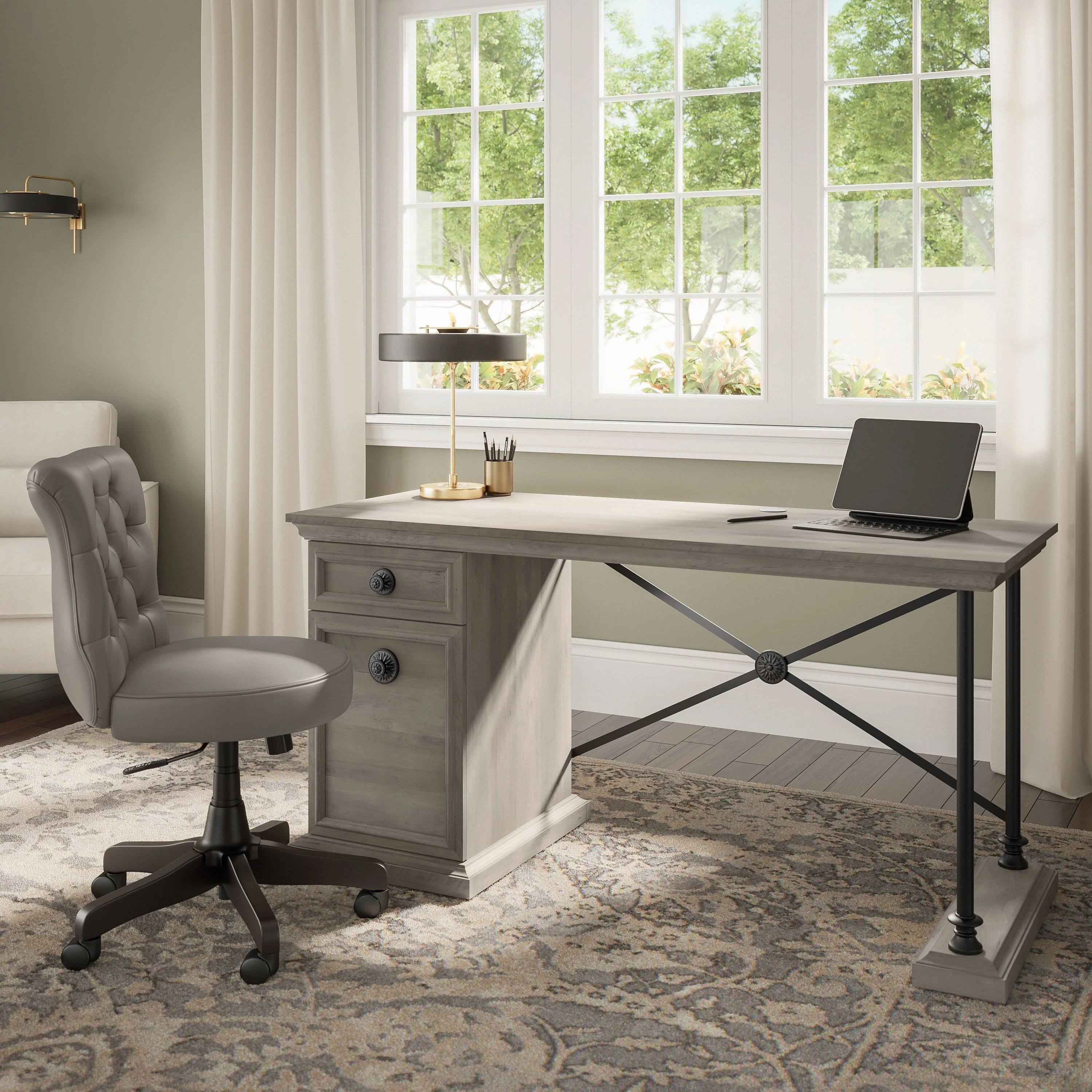 Coliseum 60W Designer Desk Set with Office Chair