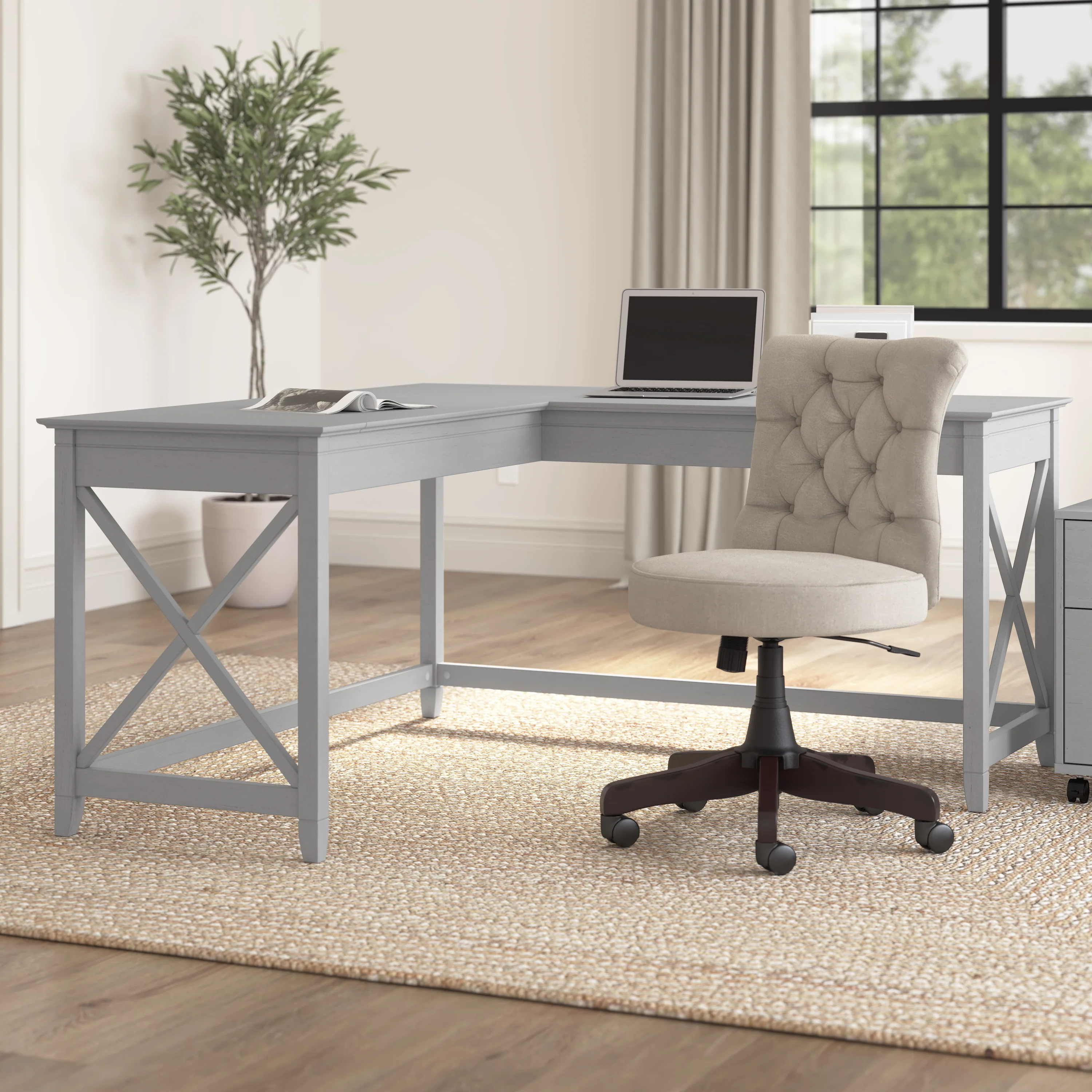 Key West 60W L Shaped Desk