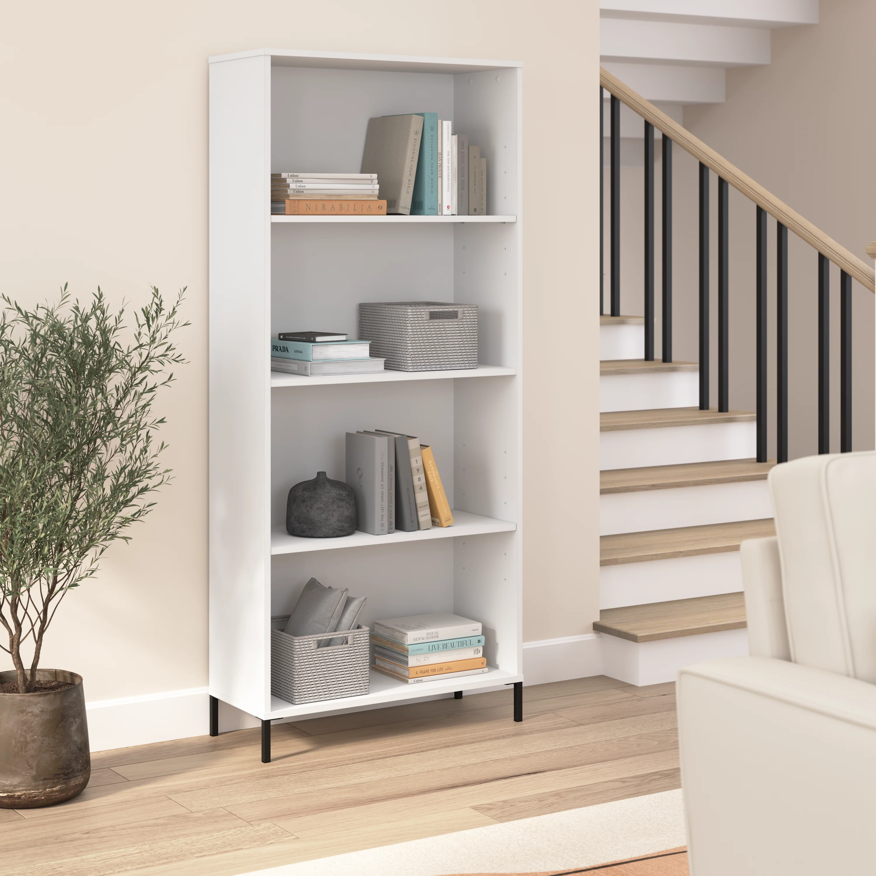 Essence 4 Shelf Bookcase