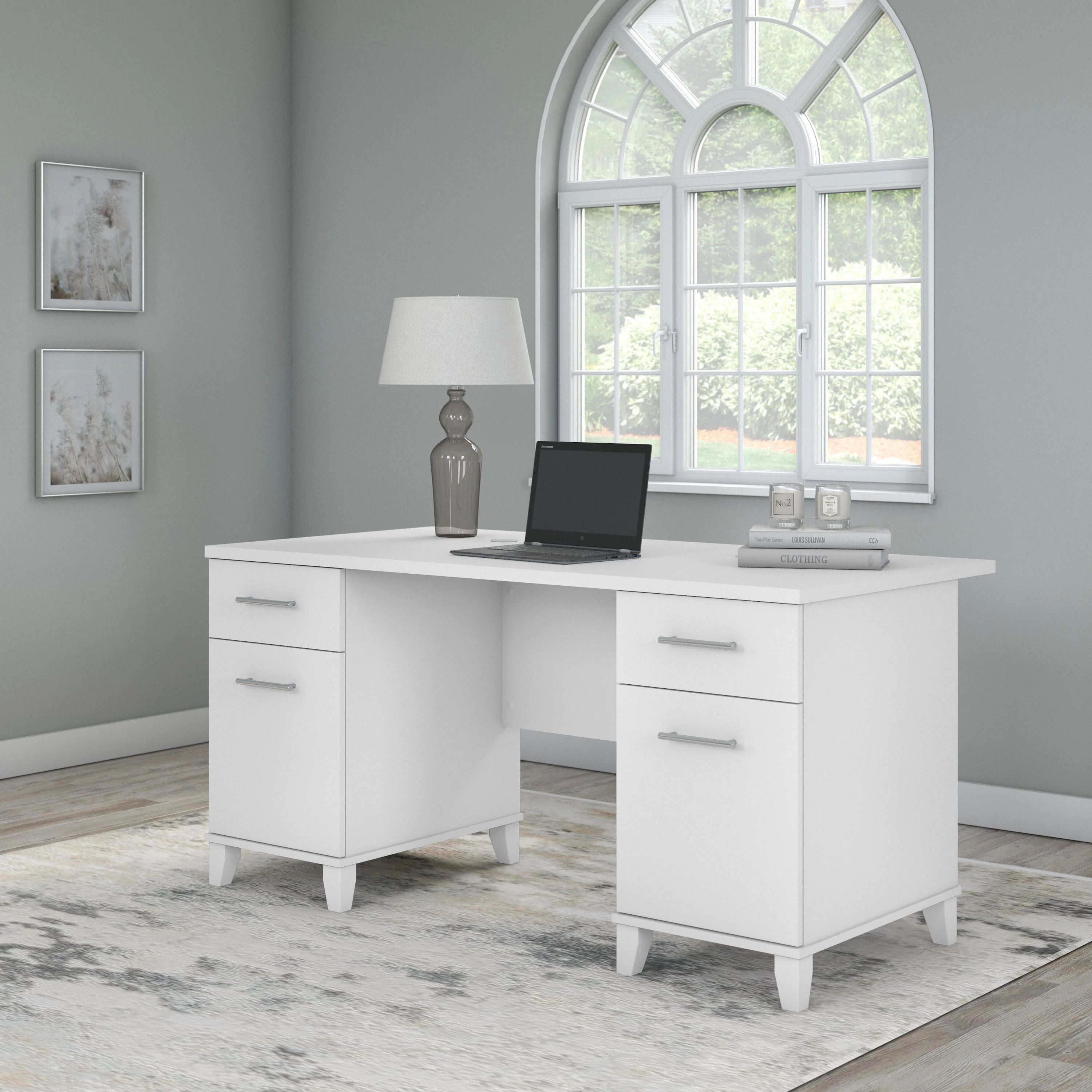 Somerset 60W Office Desk with Drawers