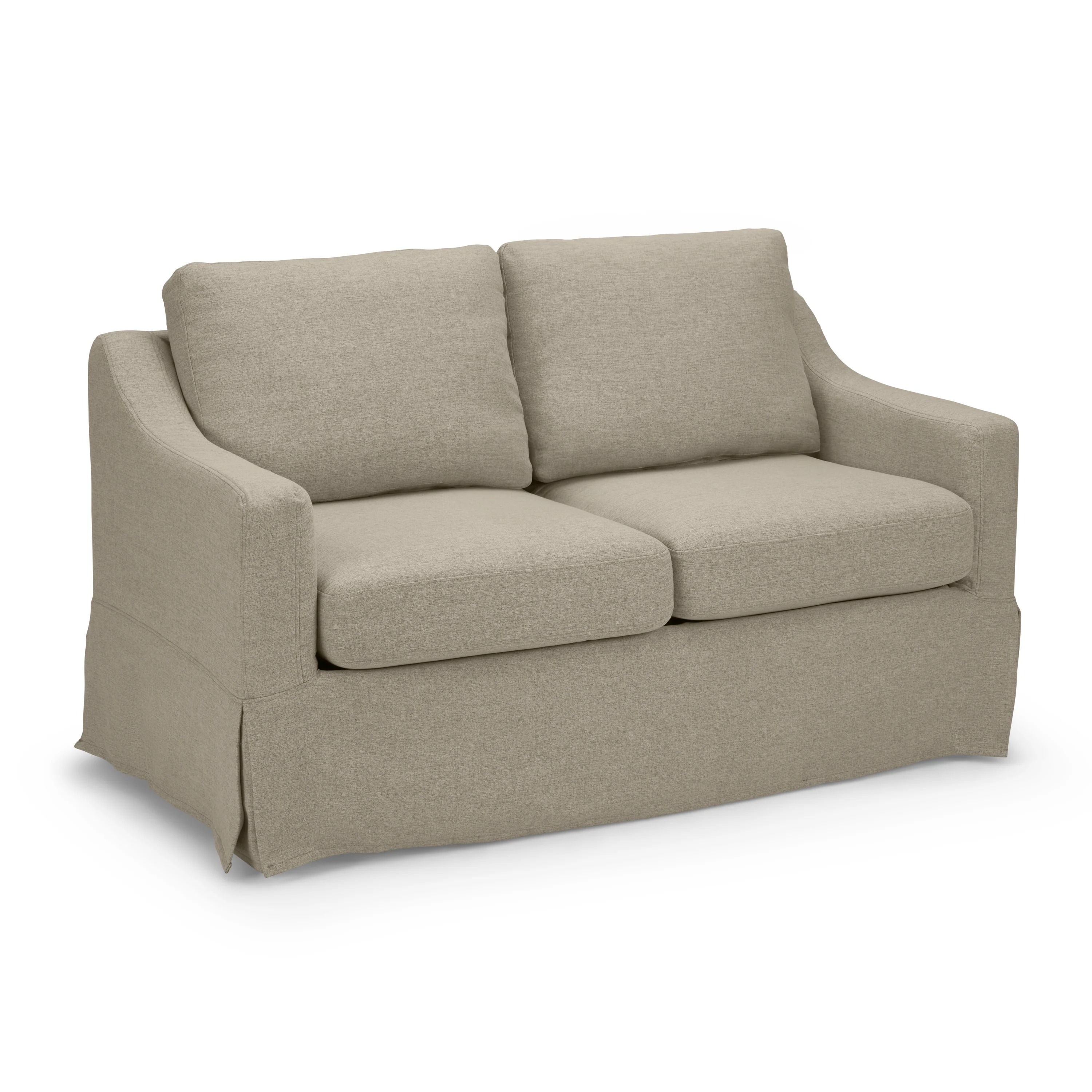 Bush Home Harper 57W Loveseat with Slipcover