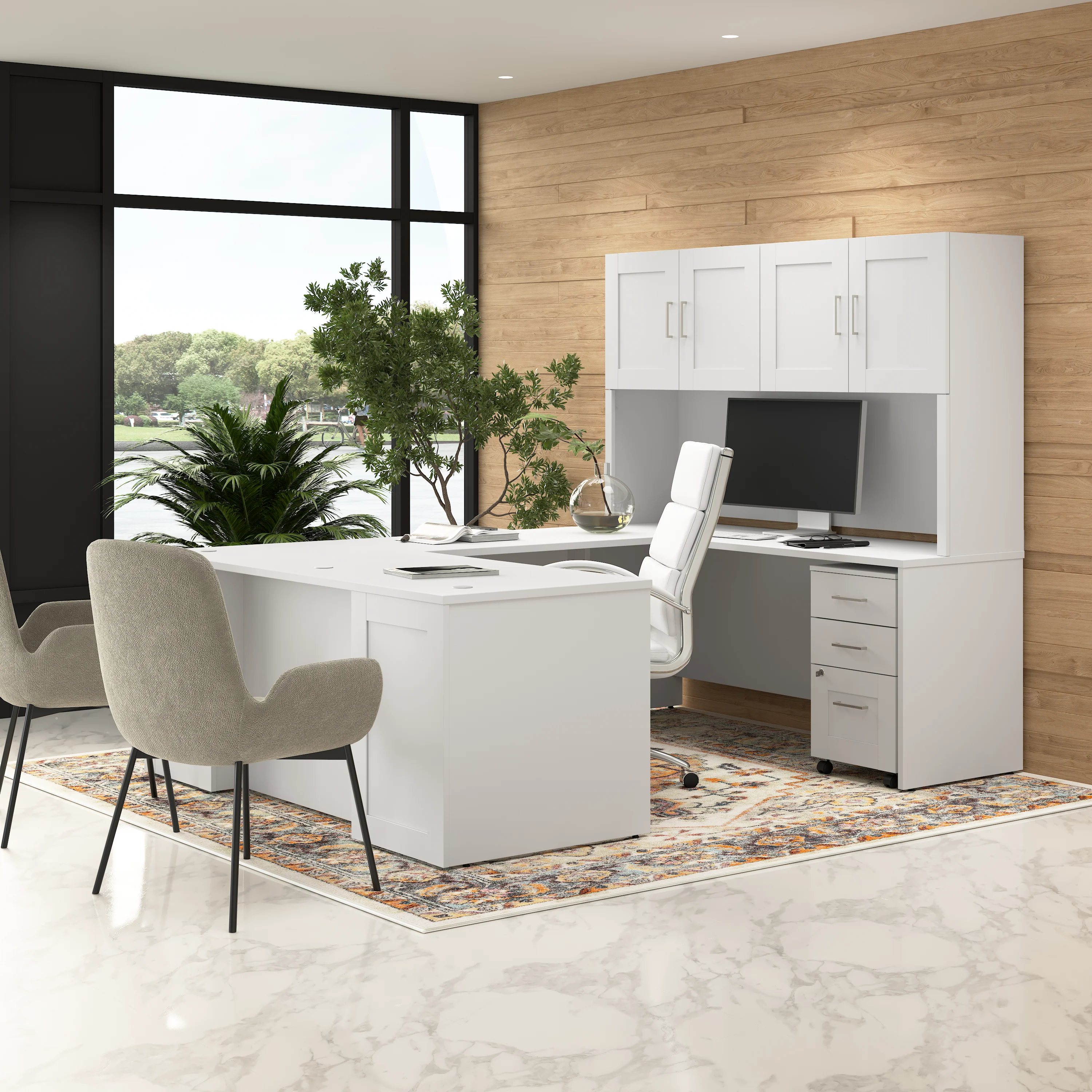 Hampton Heights 72W x 30D Executive Desk