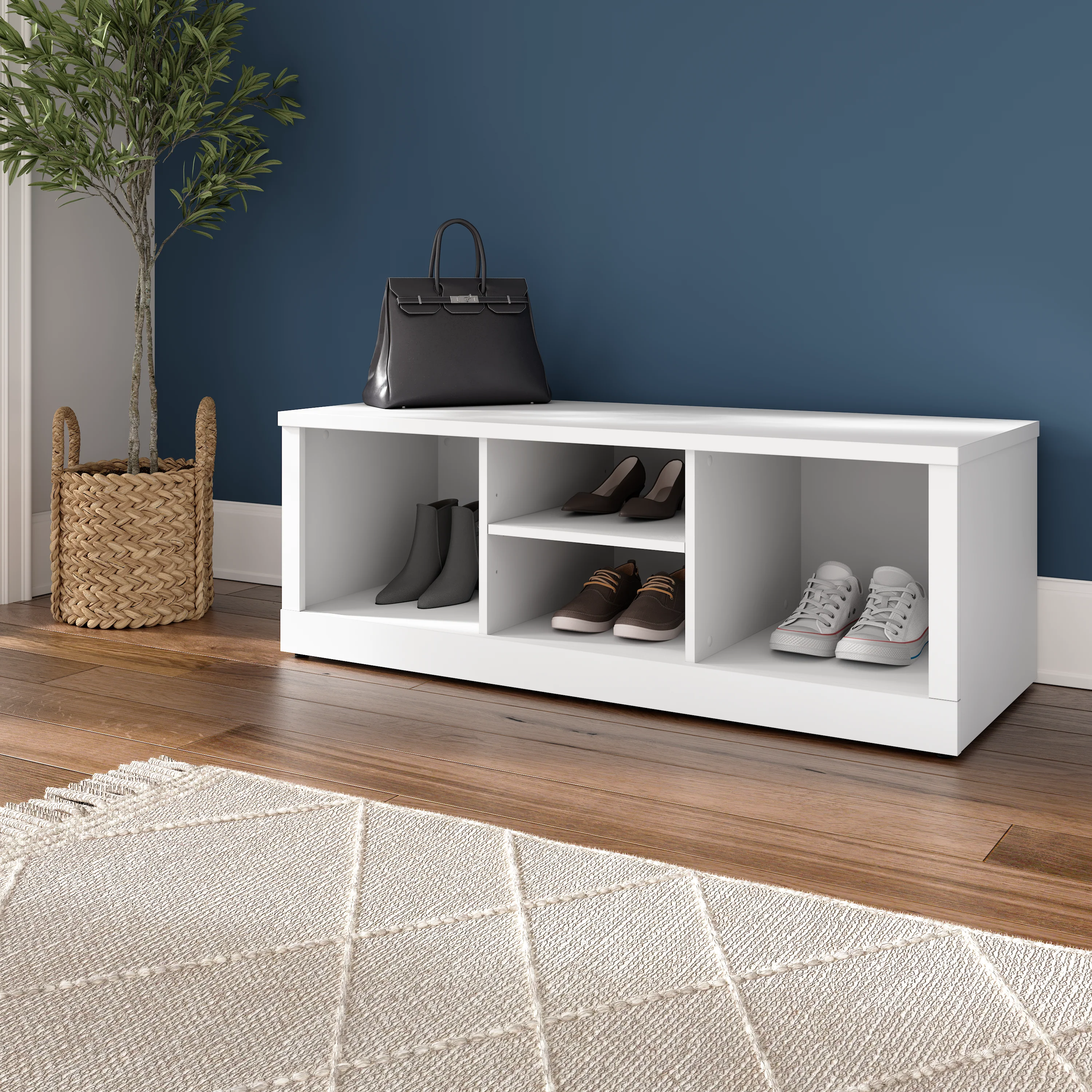 Hampton Heights 48W Shoe Bench