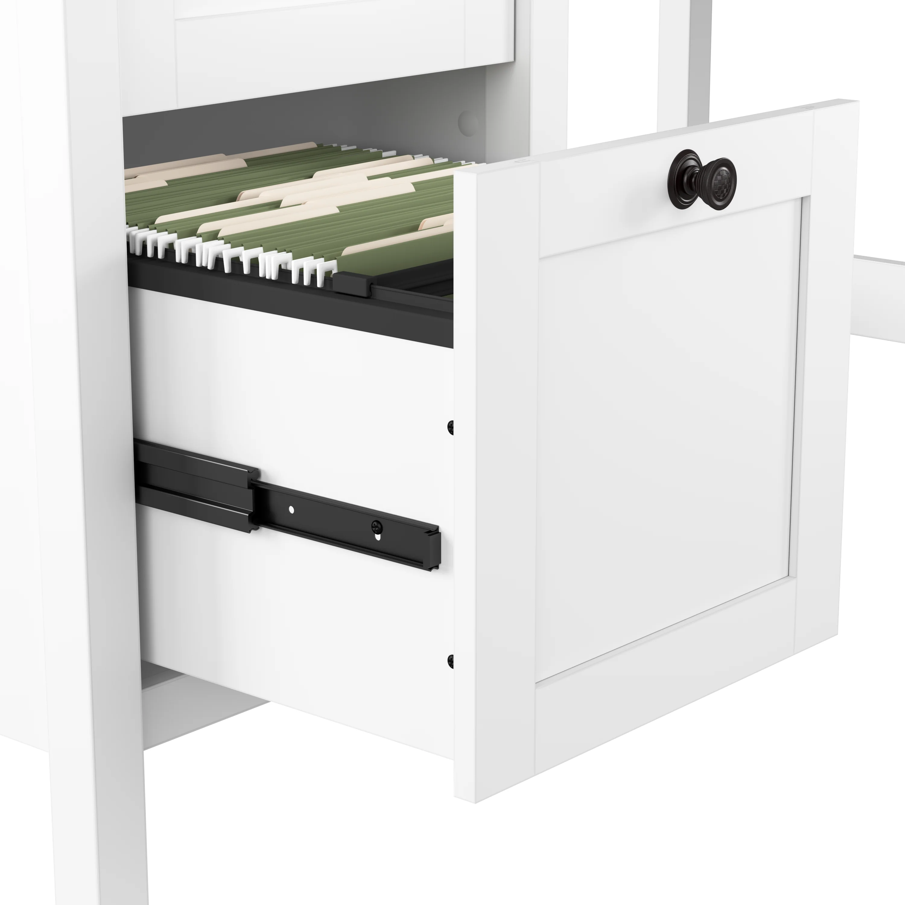 Mayfield 54W Computer Desk with Drawers and Desktop Organizer