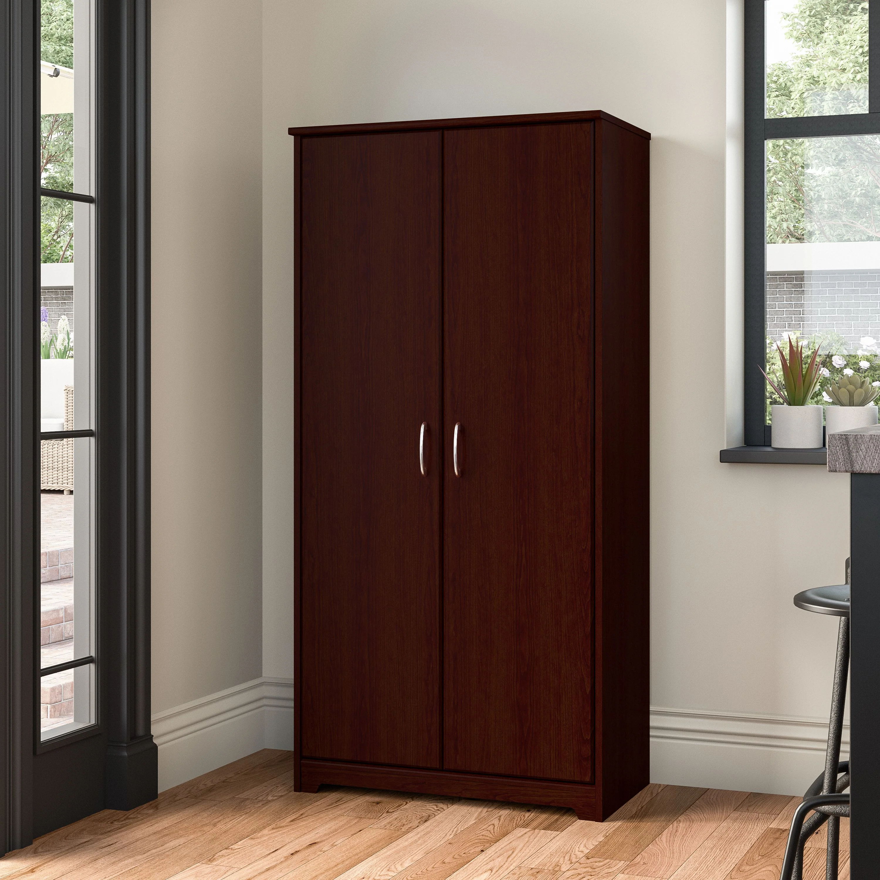 Cabot Tall Storage Cabinet with Doors