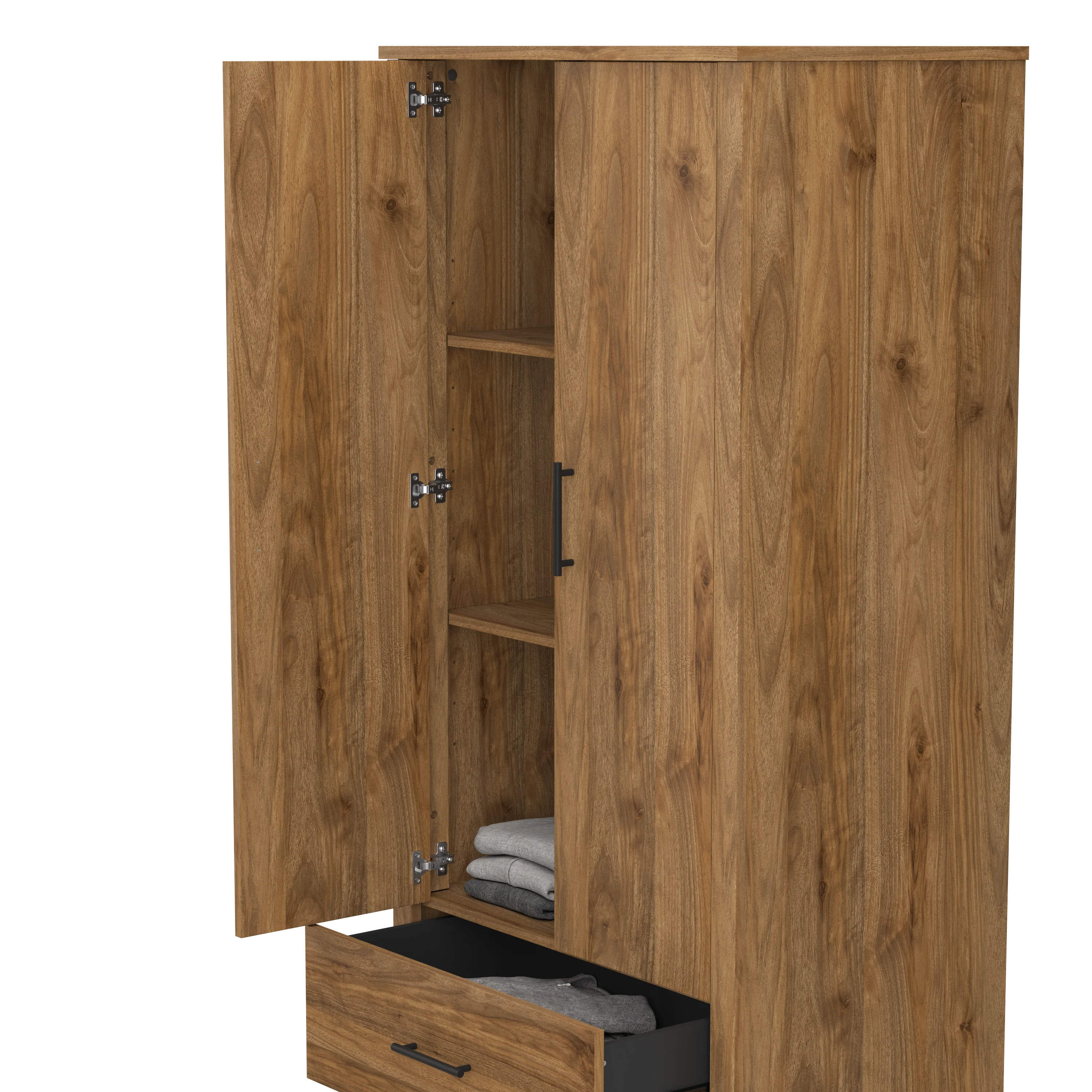 Somerset Tall Entryway Cabinet with Doors and Drawer
