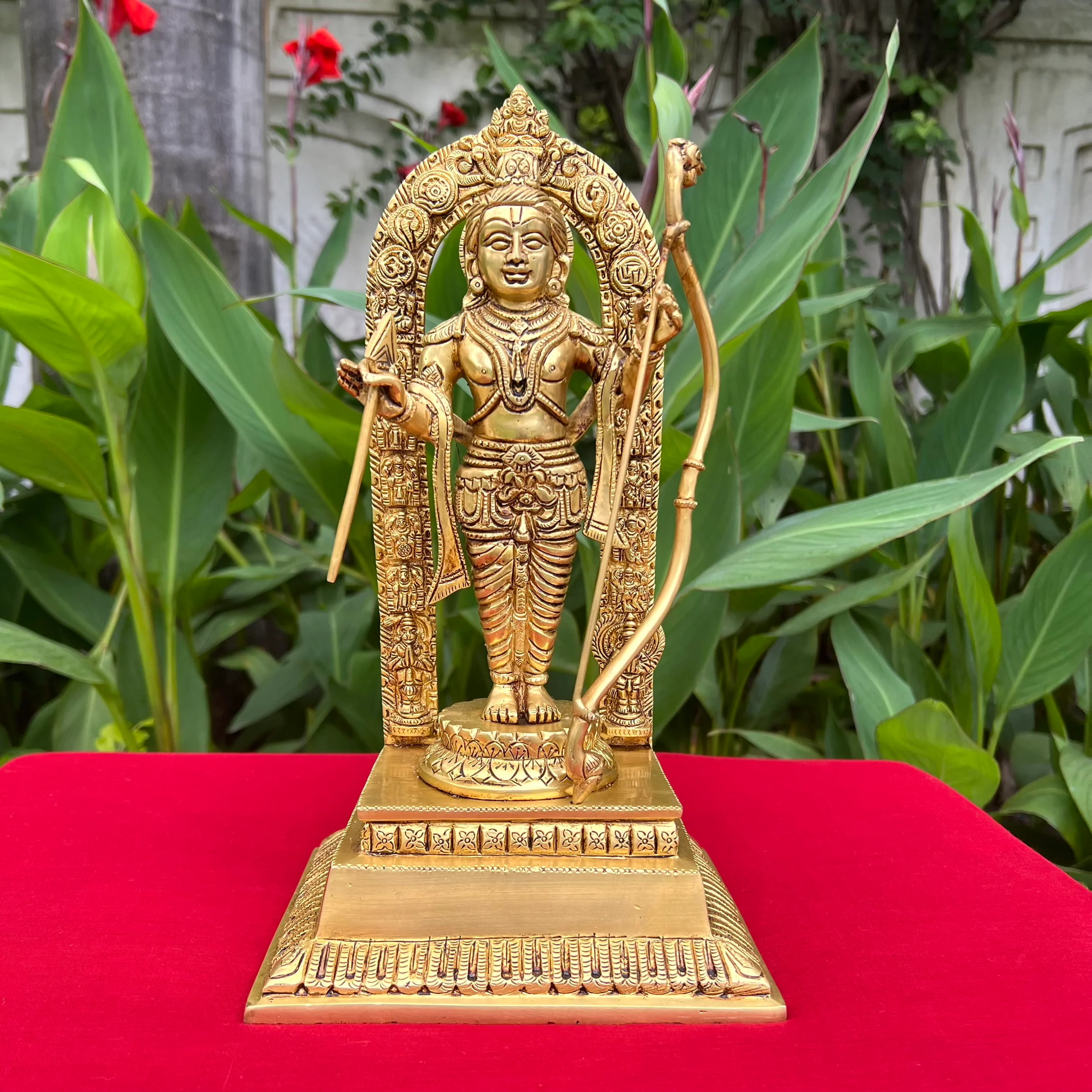 13 Inch Ram Lalla Brass Idol Statue