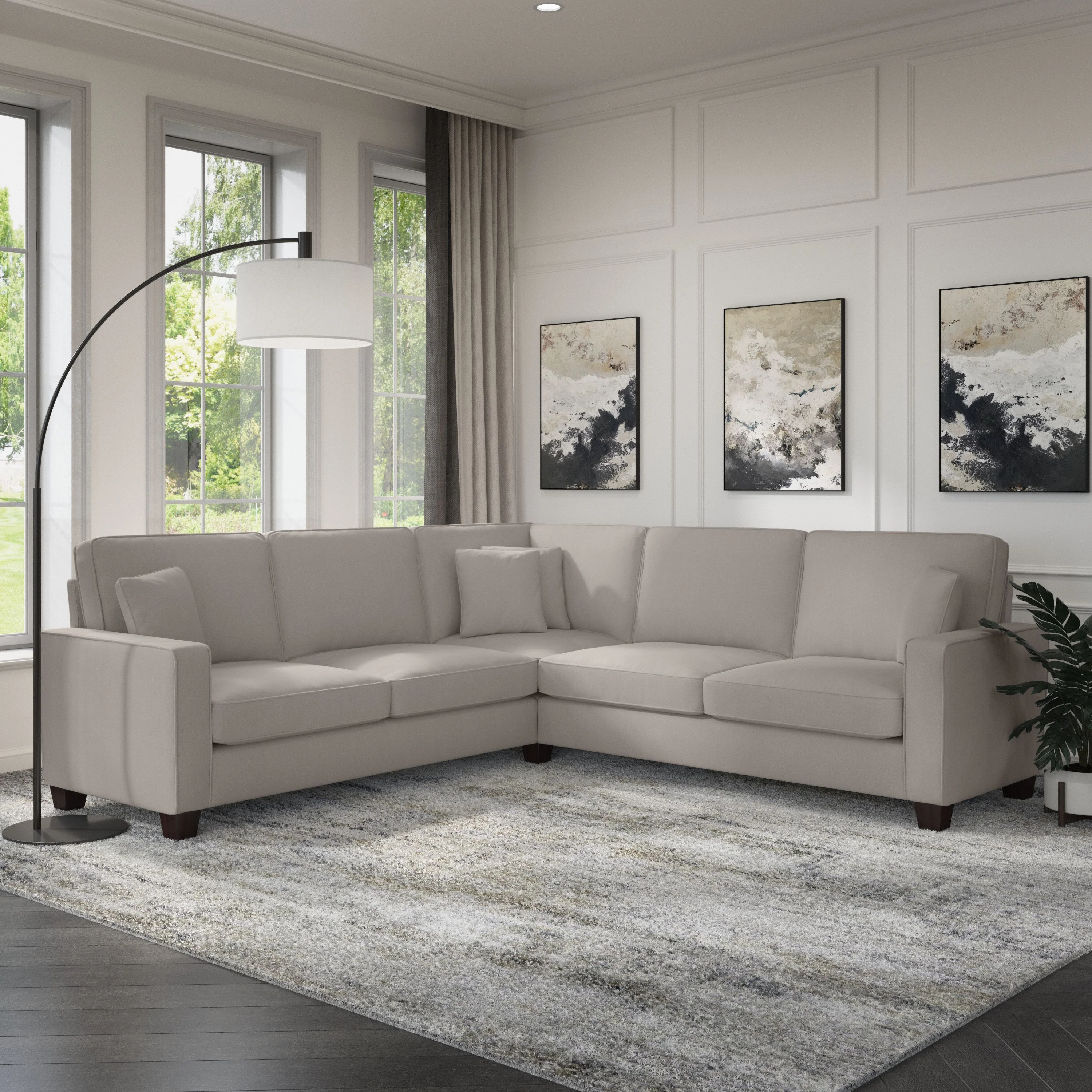 Stockton 99W L Shaped Sectional Couch