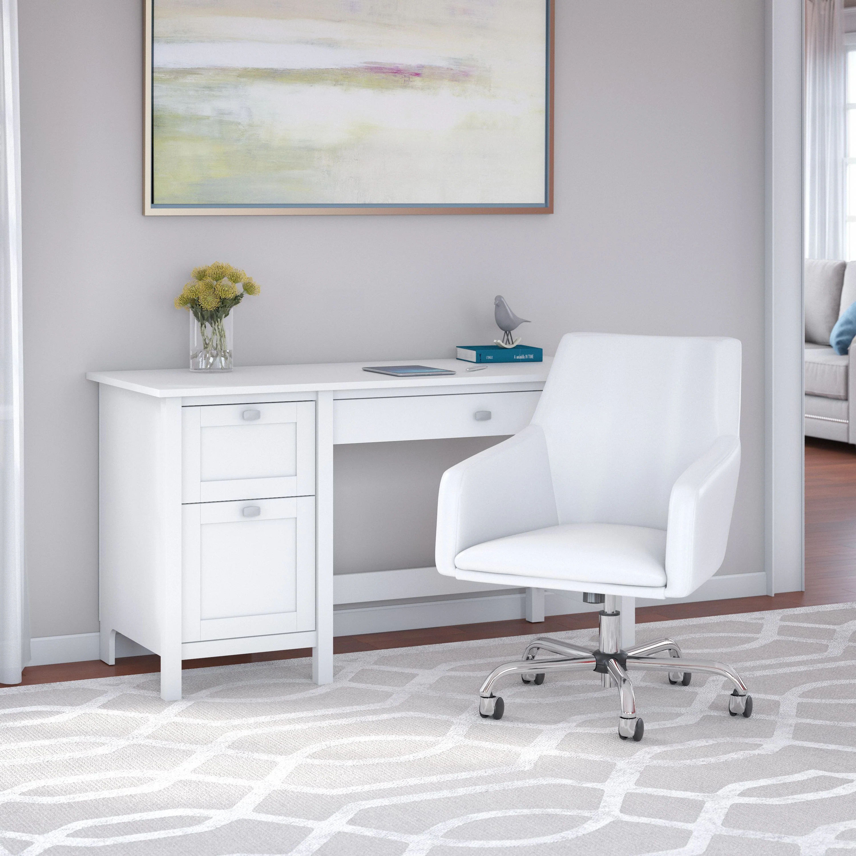 Broadview 54W Computer Desk and Chair Set