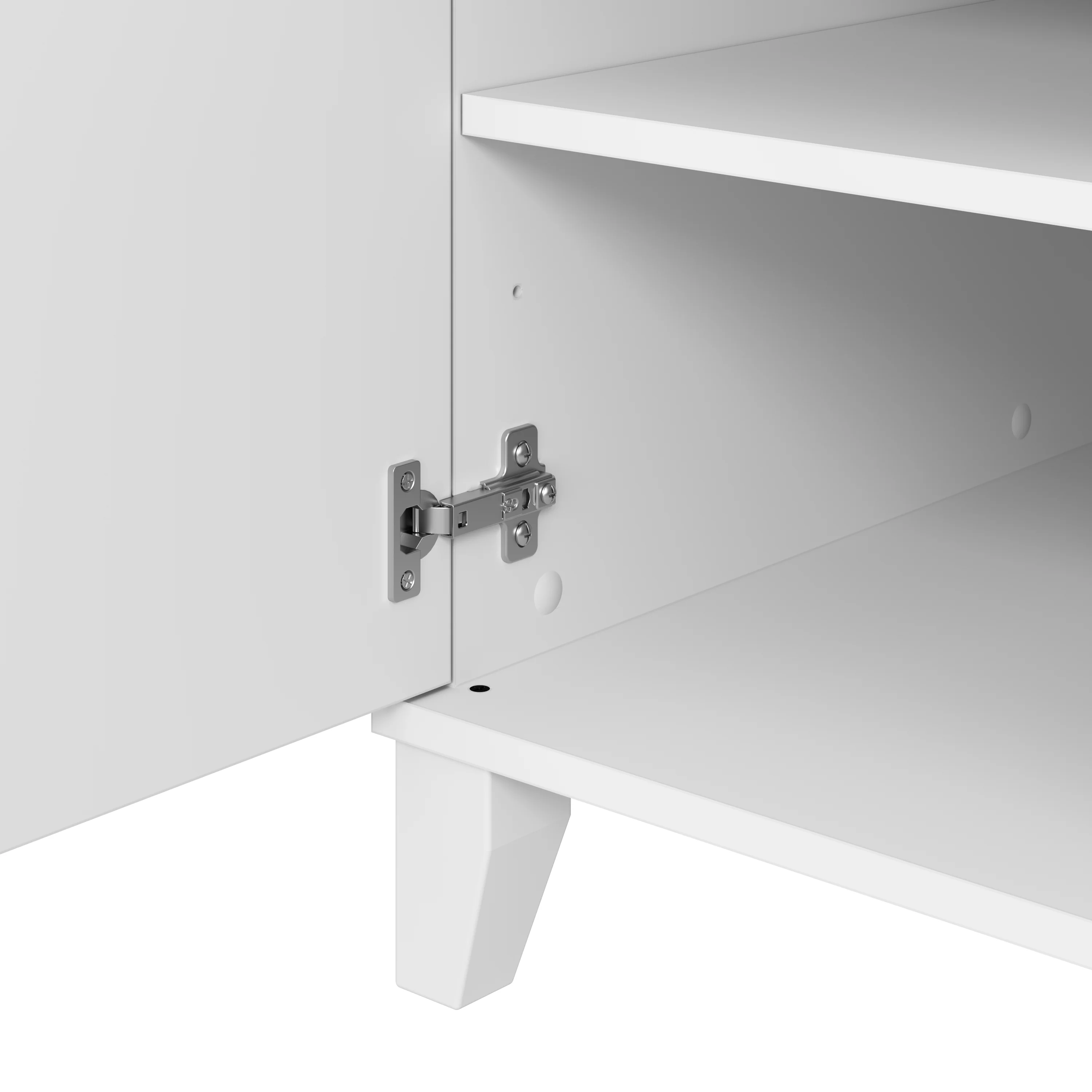 Somerset 54W Office Desk with Drawer and Storage Cabinet