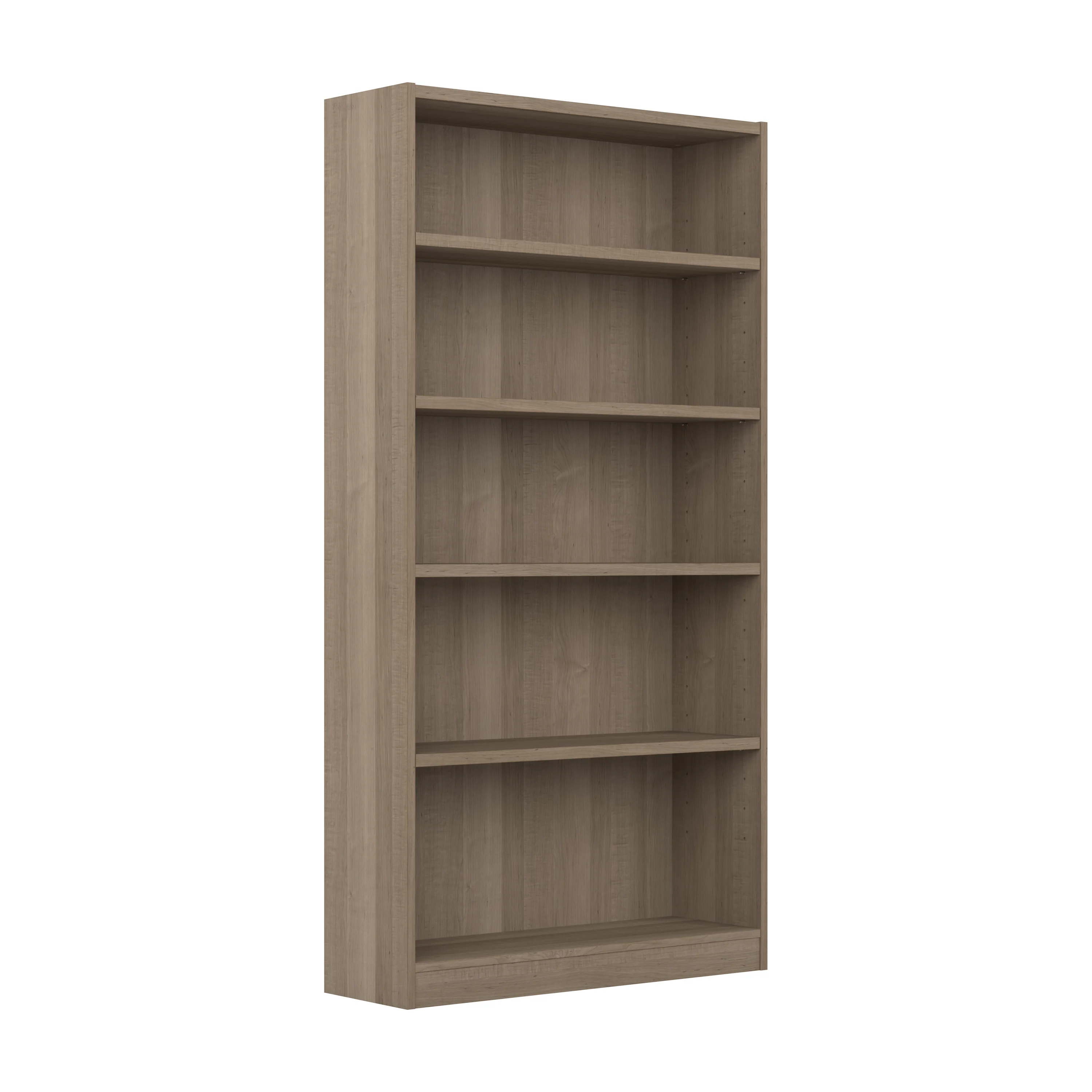Universal Tall 5 Shelf Bookcase
