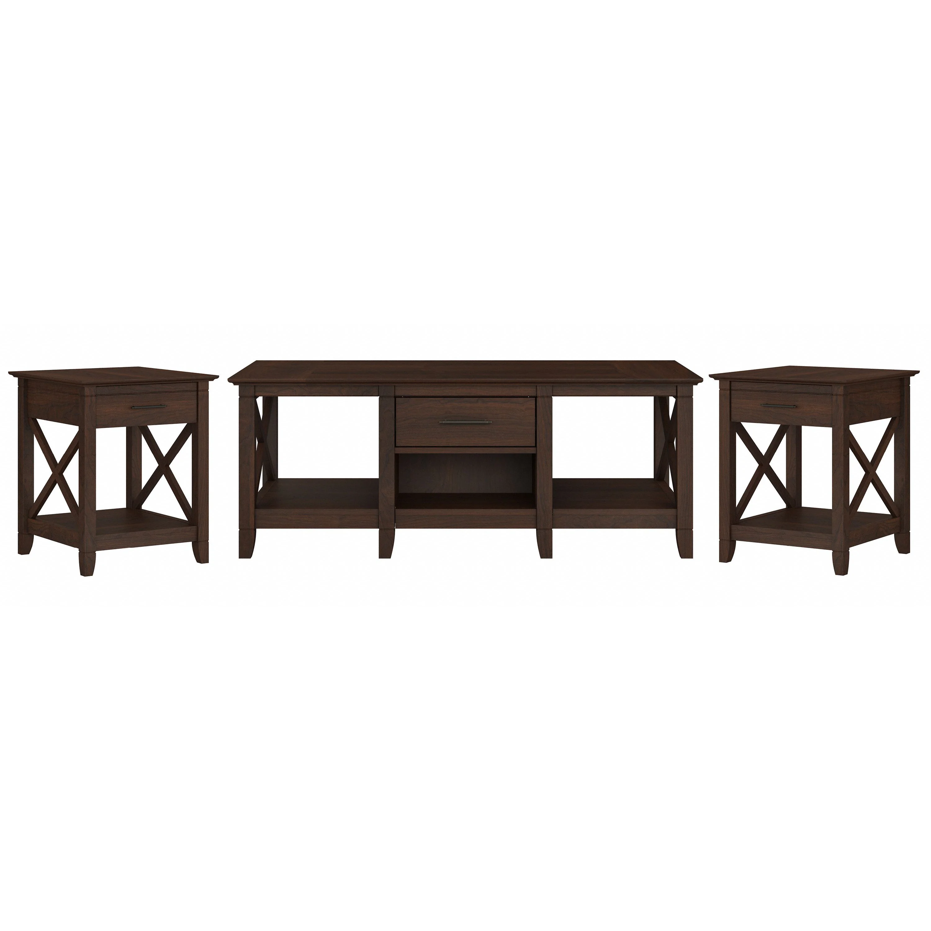 Key West Coffee Table with Set of 2 End Tables
