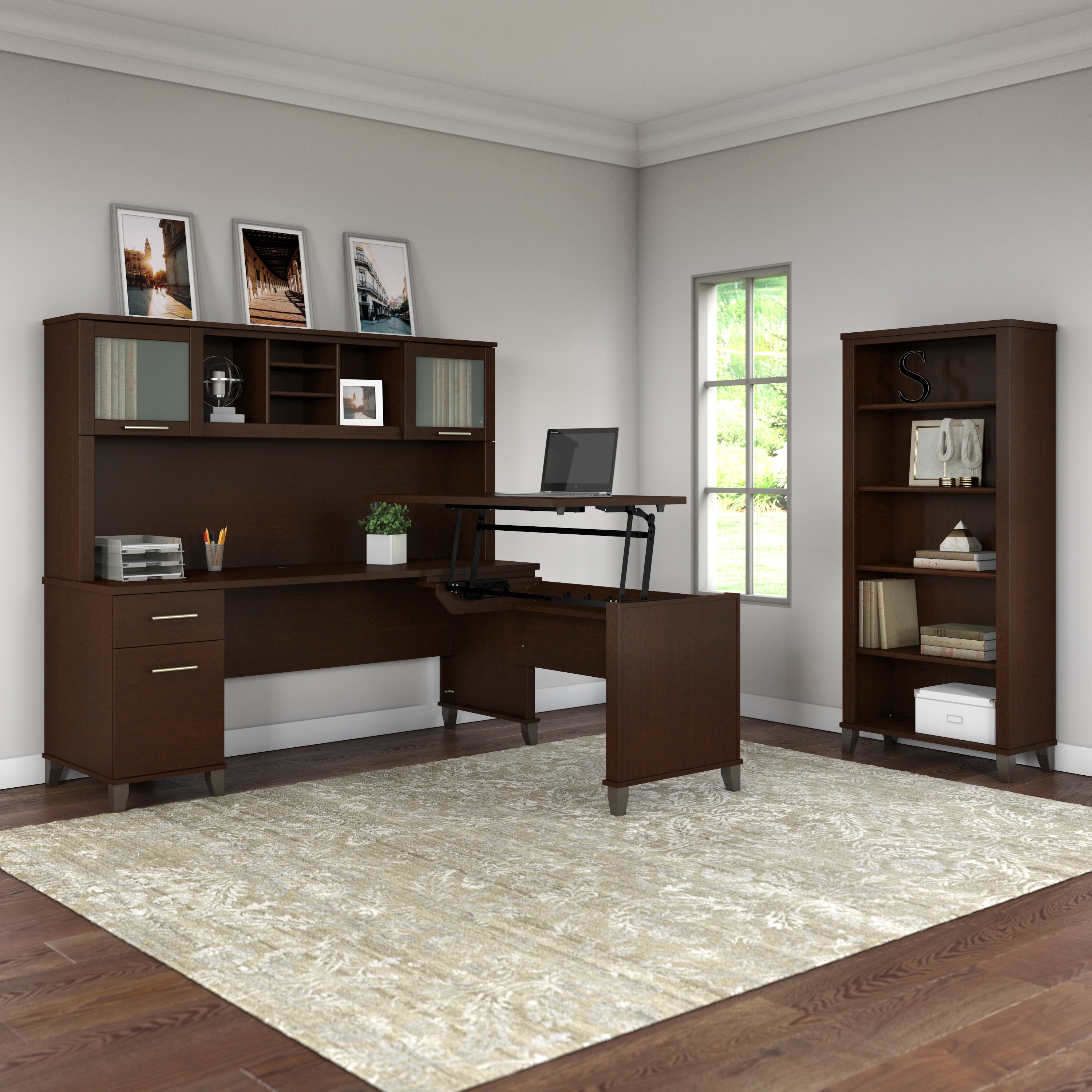 Somerset 72W Office Desk with Drawers
