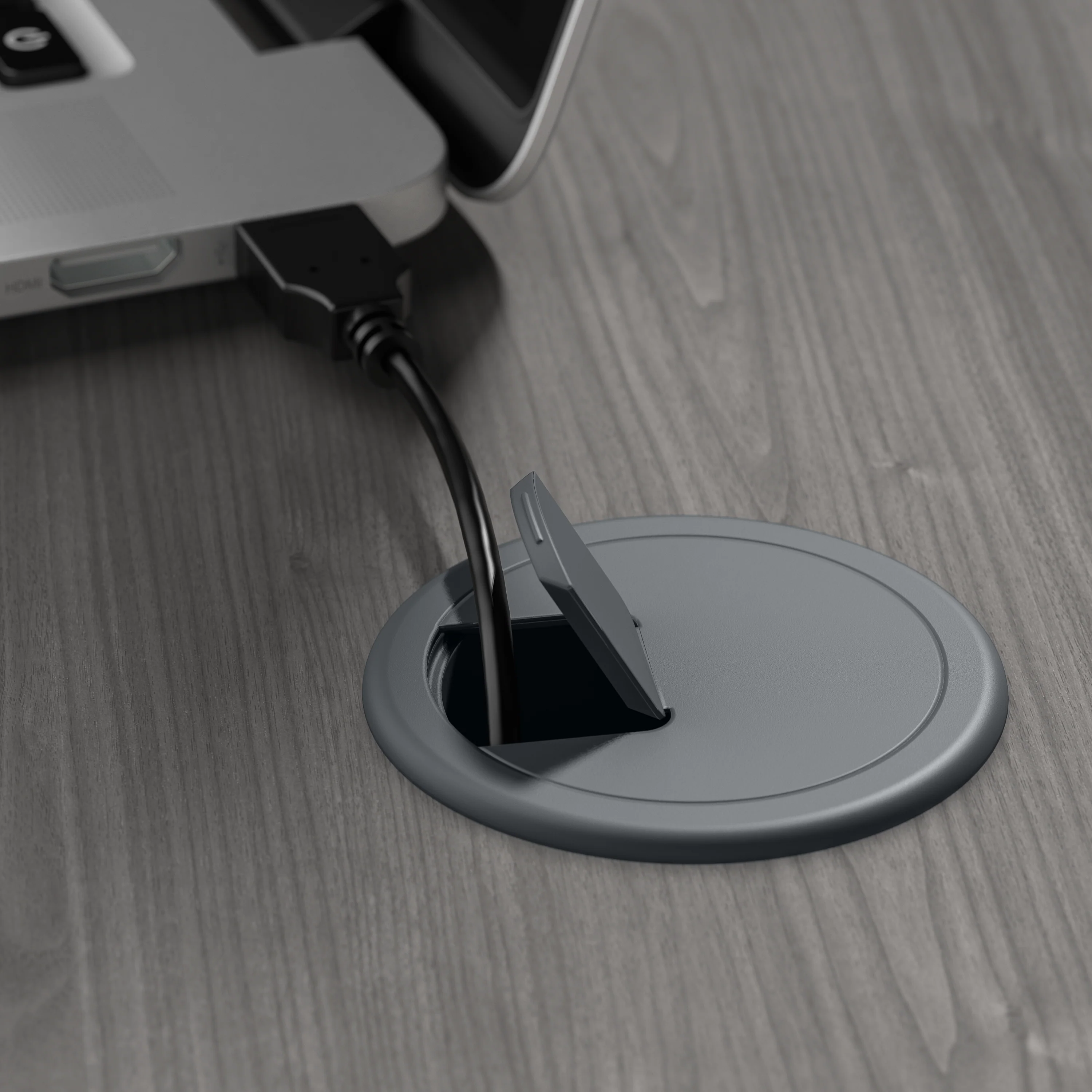 Cabot 60W L Shaped Computer Desk with Drawers