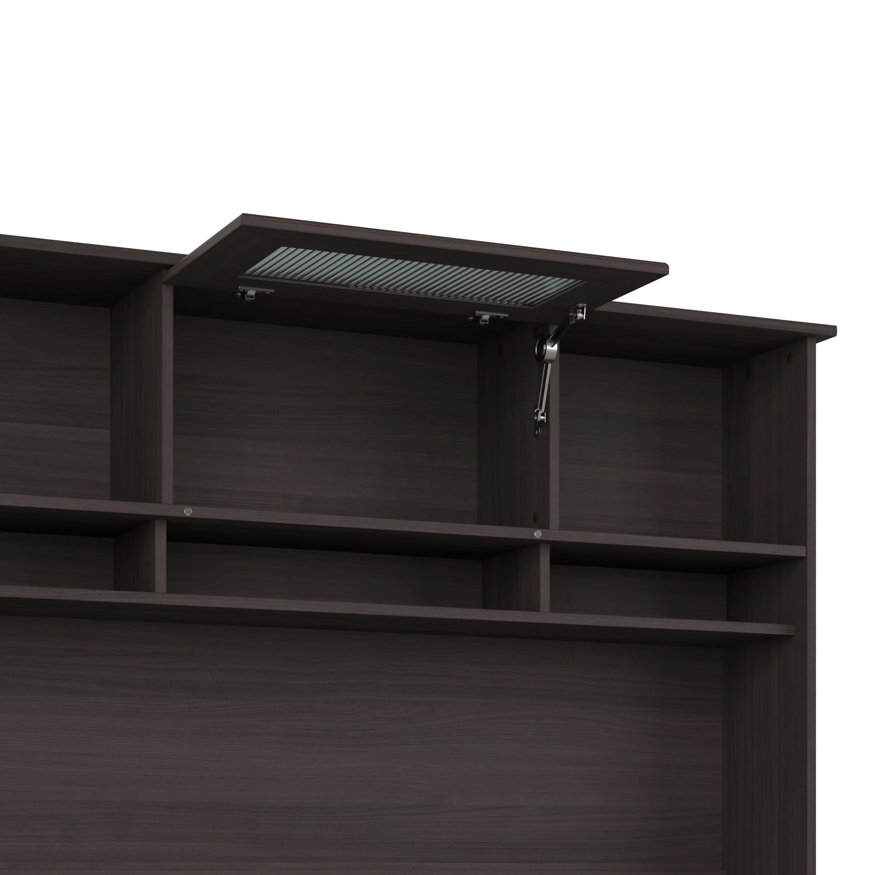 Cabot 60W L Shaped Computer Desk with Hutch and Lateral File Cabinet