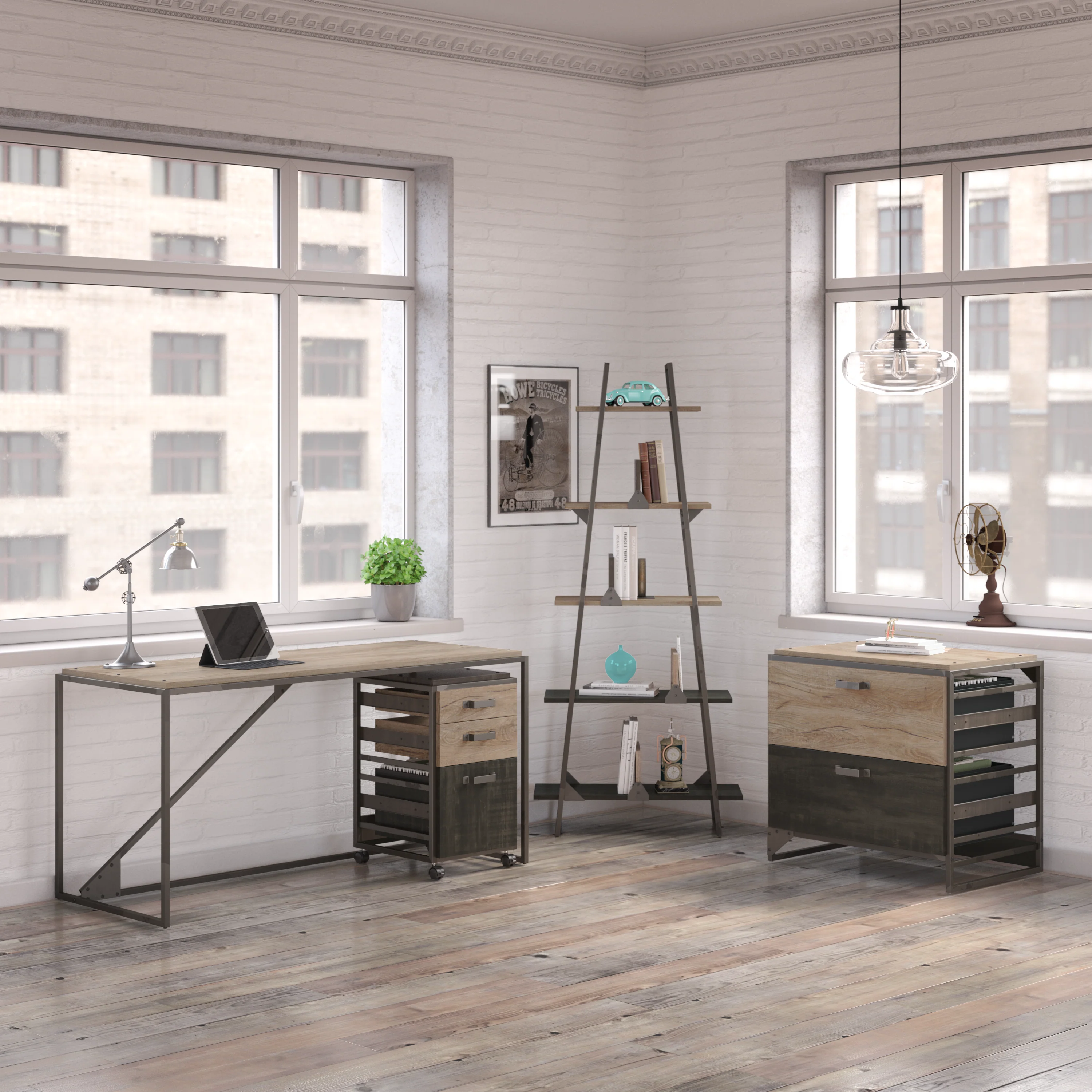 Refinery 62W Industrial Desk