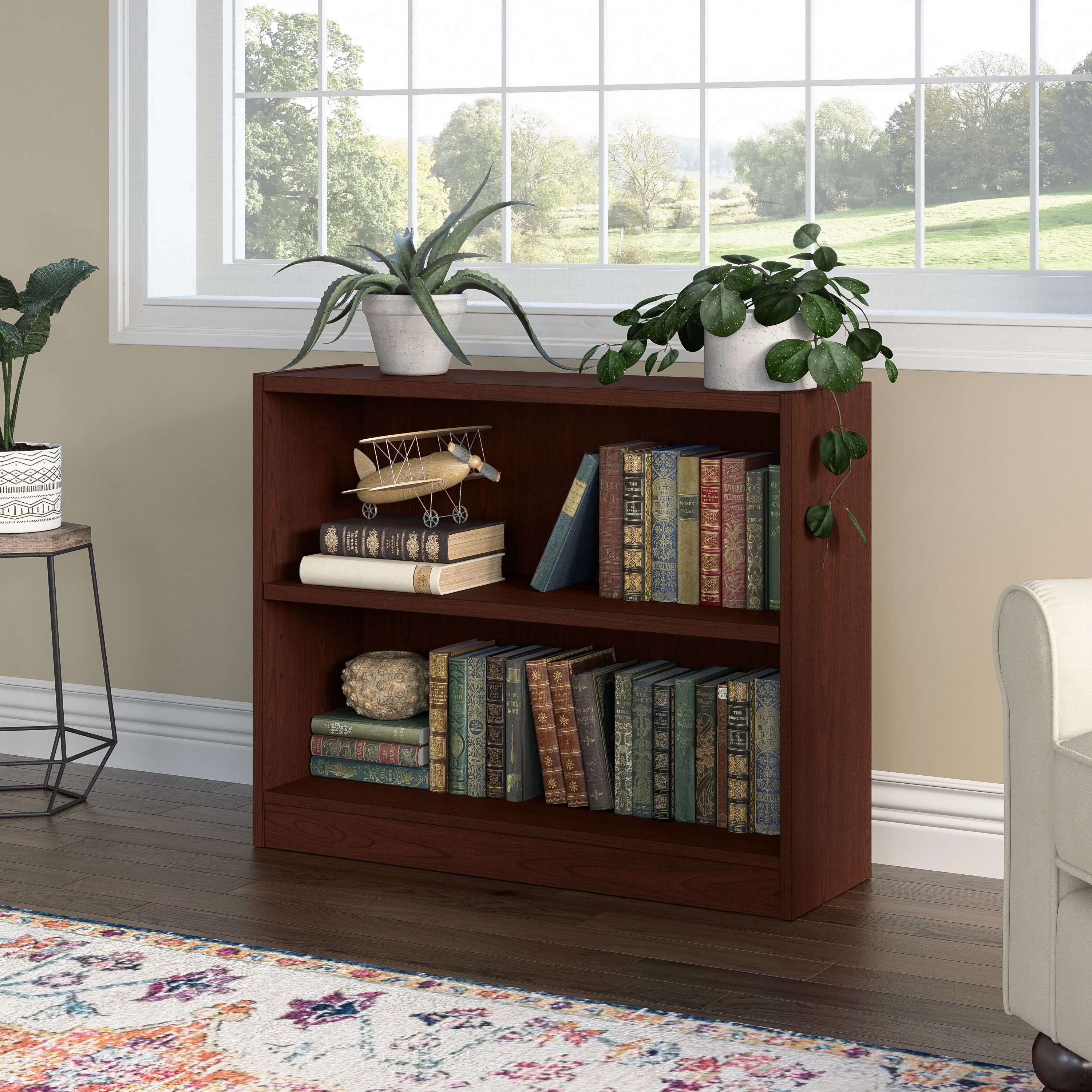 Universal Small 2 Shelf Bookcase