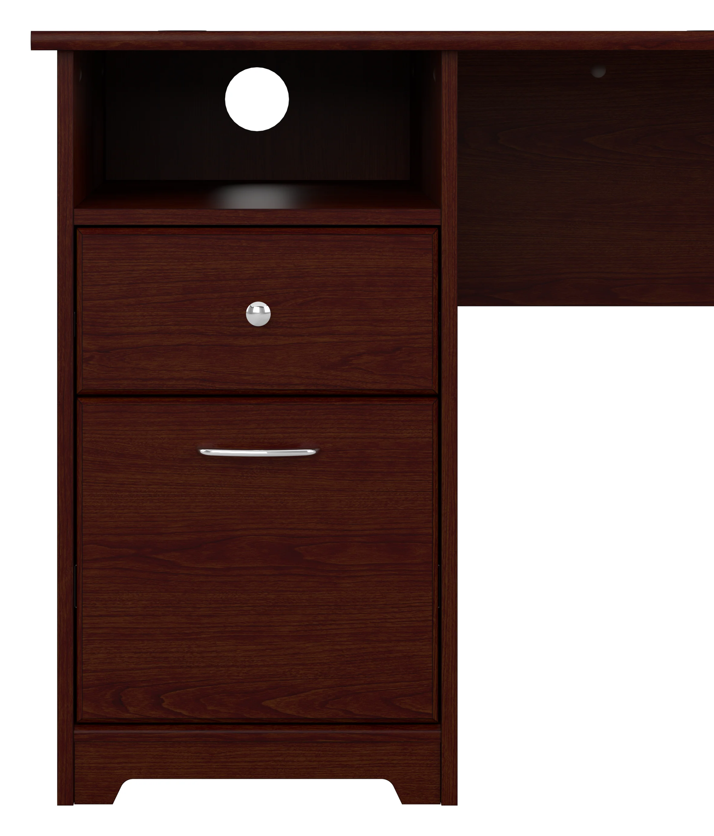 Cabot 60W L Shaped Computer Desk with Drawers