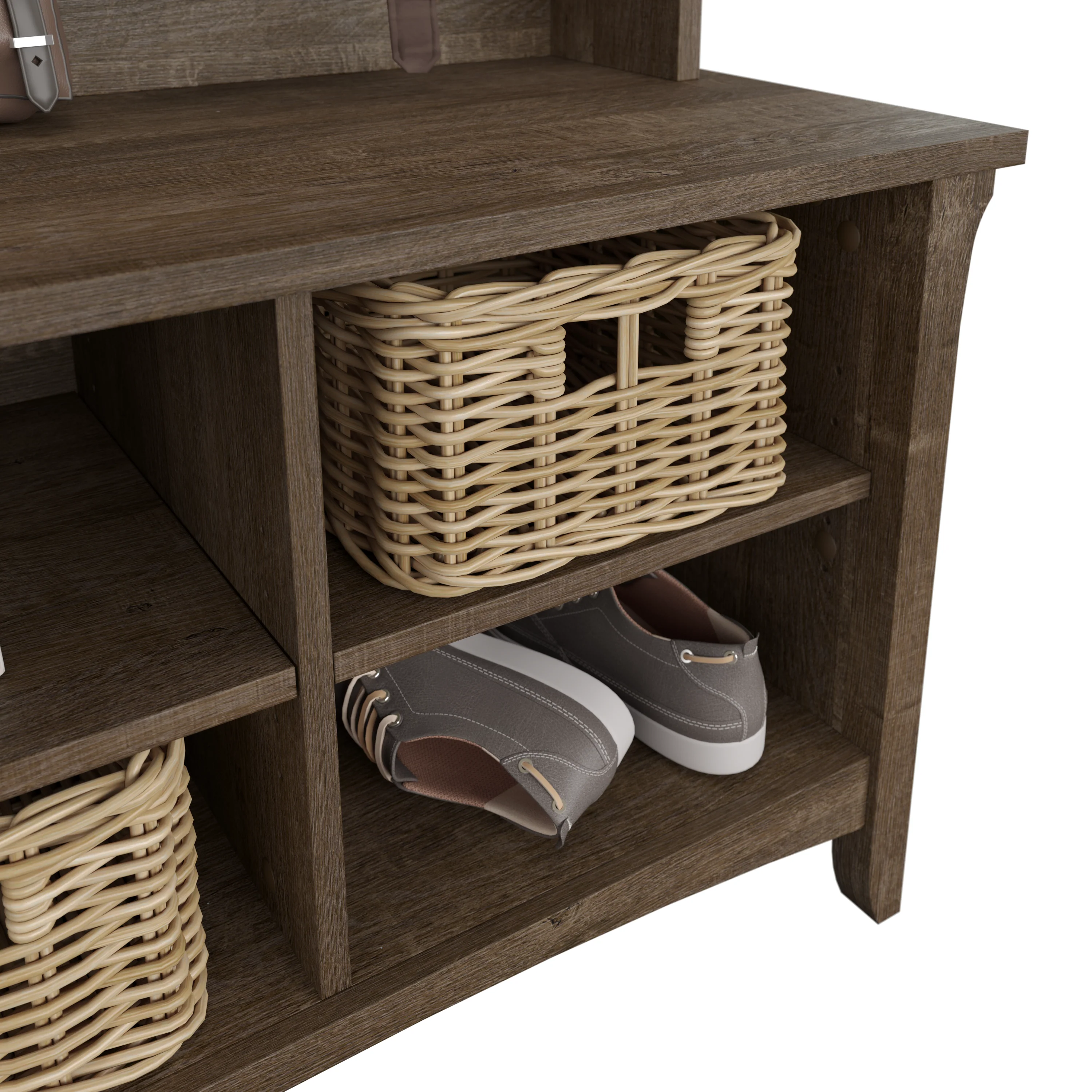 Salinas Hall Tree with Shoe Storage Bench