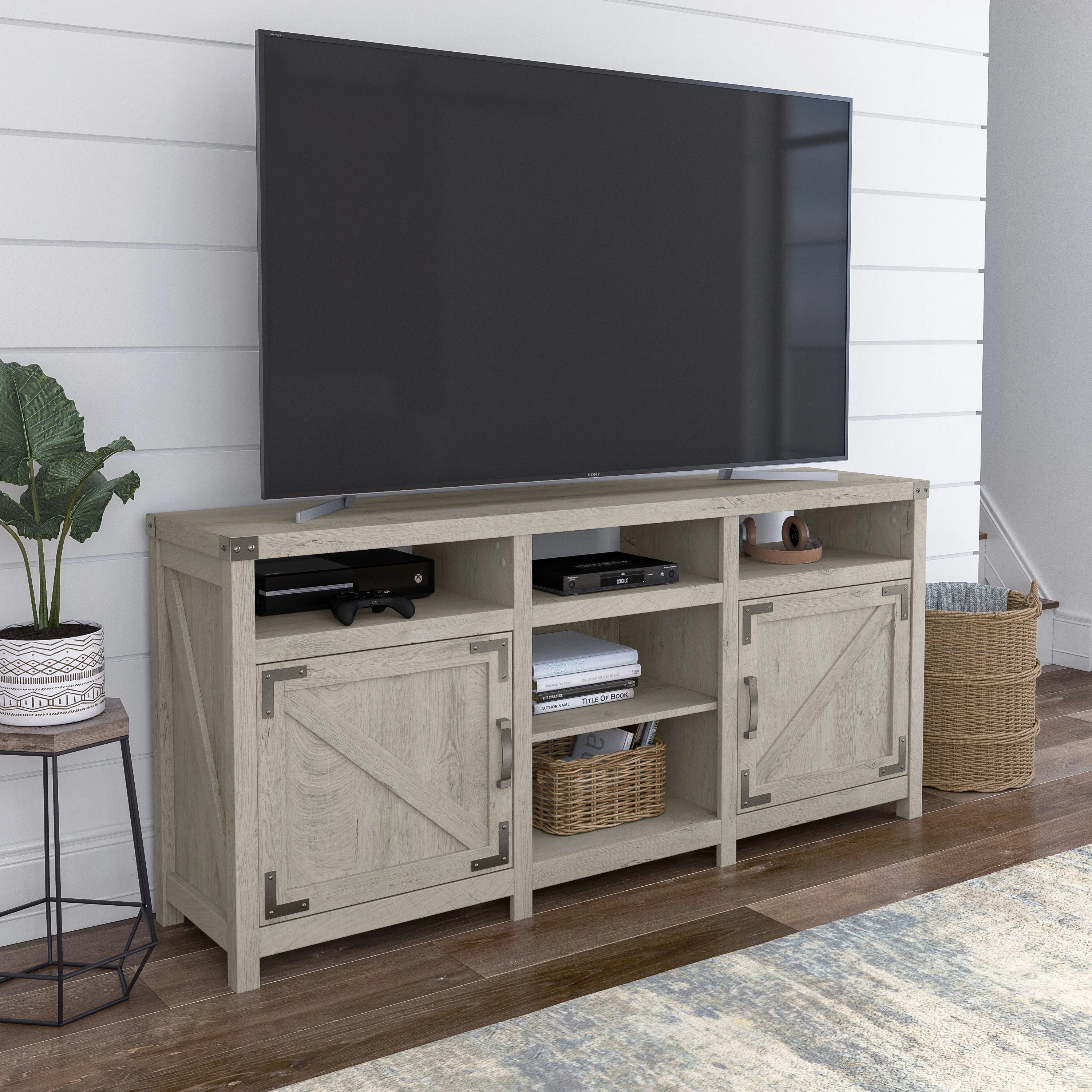 Knoxville 65W Farmhouse TV Stand for 75 Inch TV