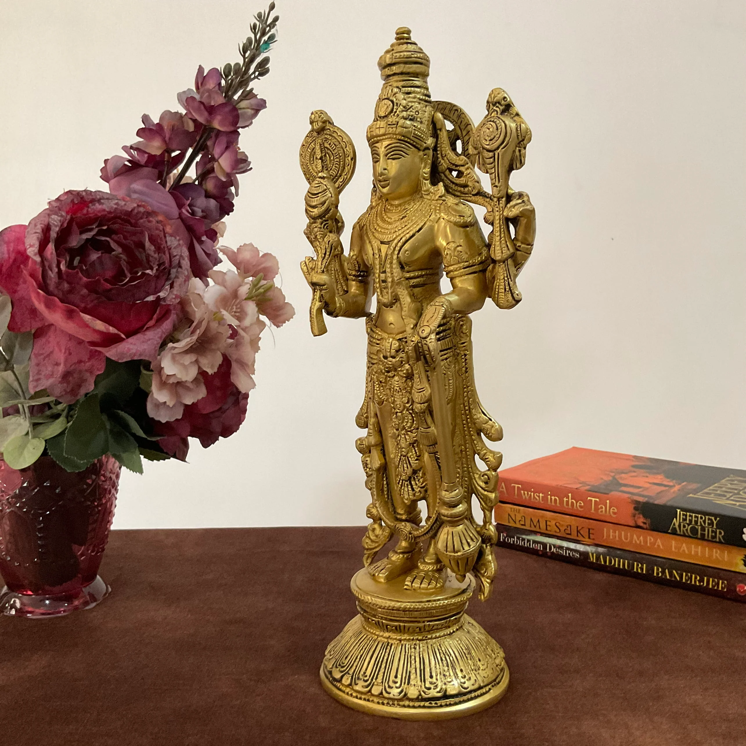 Satyanarayan Brass Idol, Lord Vishnu Pooja Murti