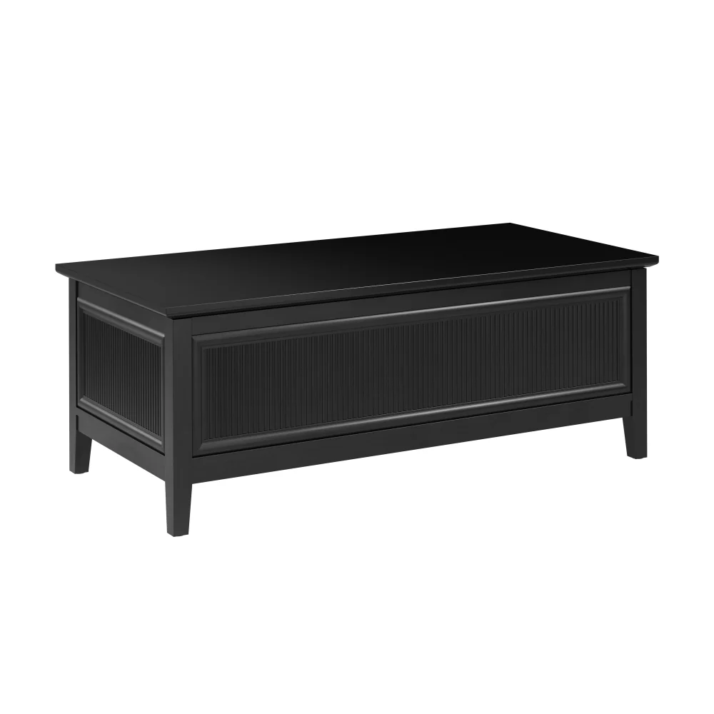 Bush Home Camille 47W Fluted Lift Top Coffee Table with Storage