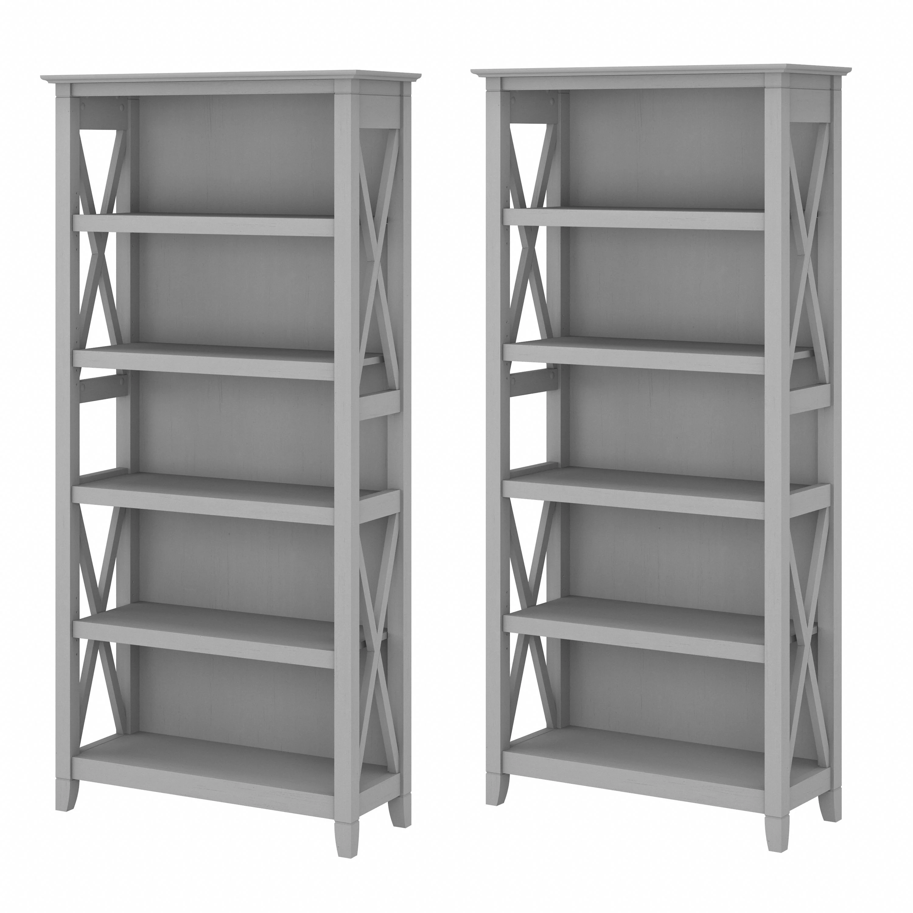 Key West 5 Shelf Bookcase Set