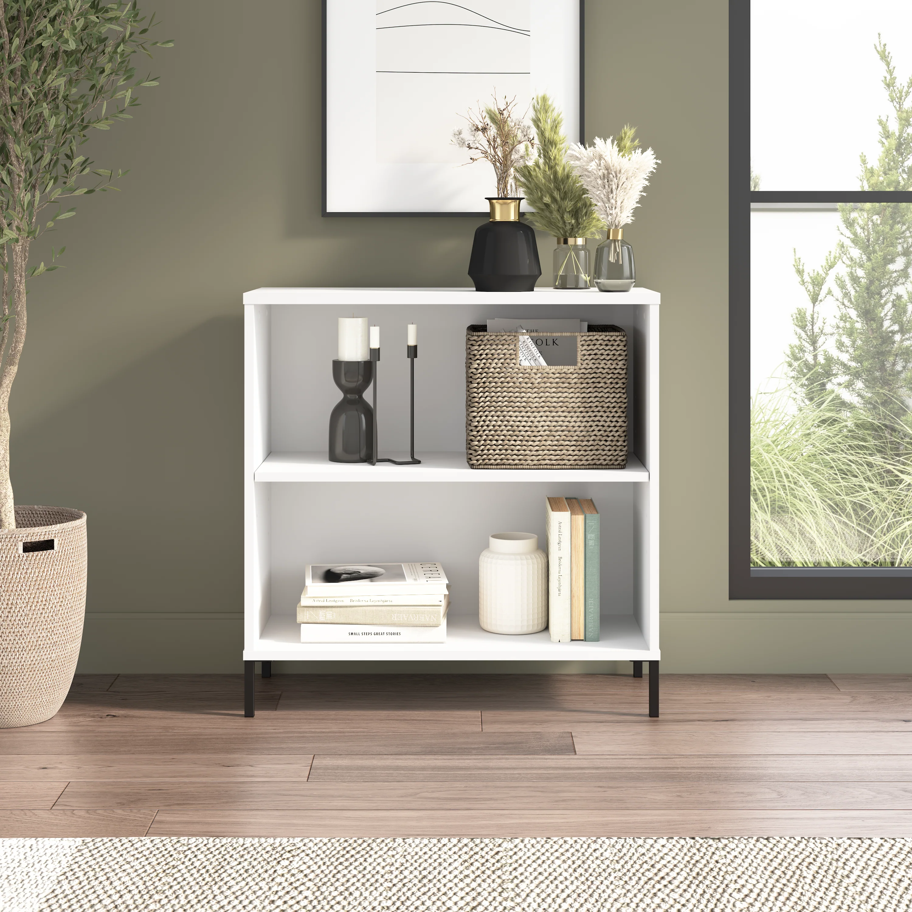Soho 2 Shelf Bookcase