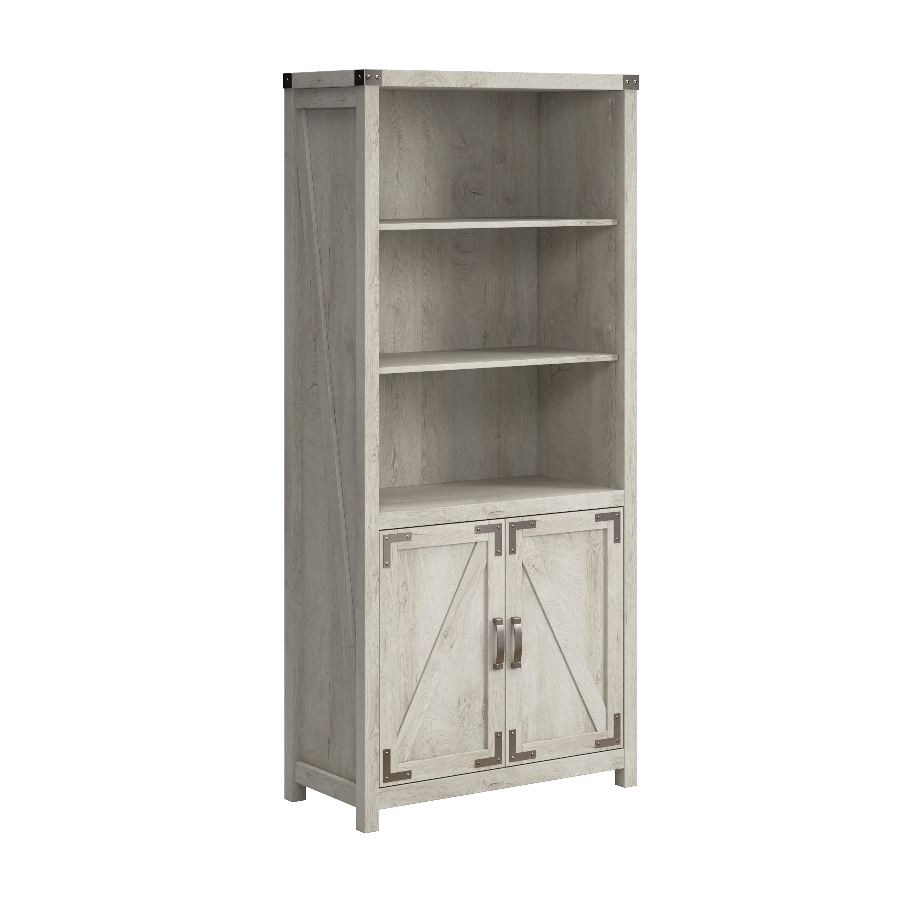 Knoxville Tall 5 Shelf Bookcase with Doors