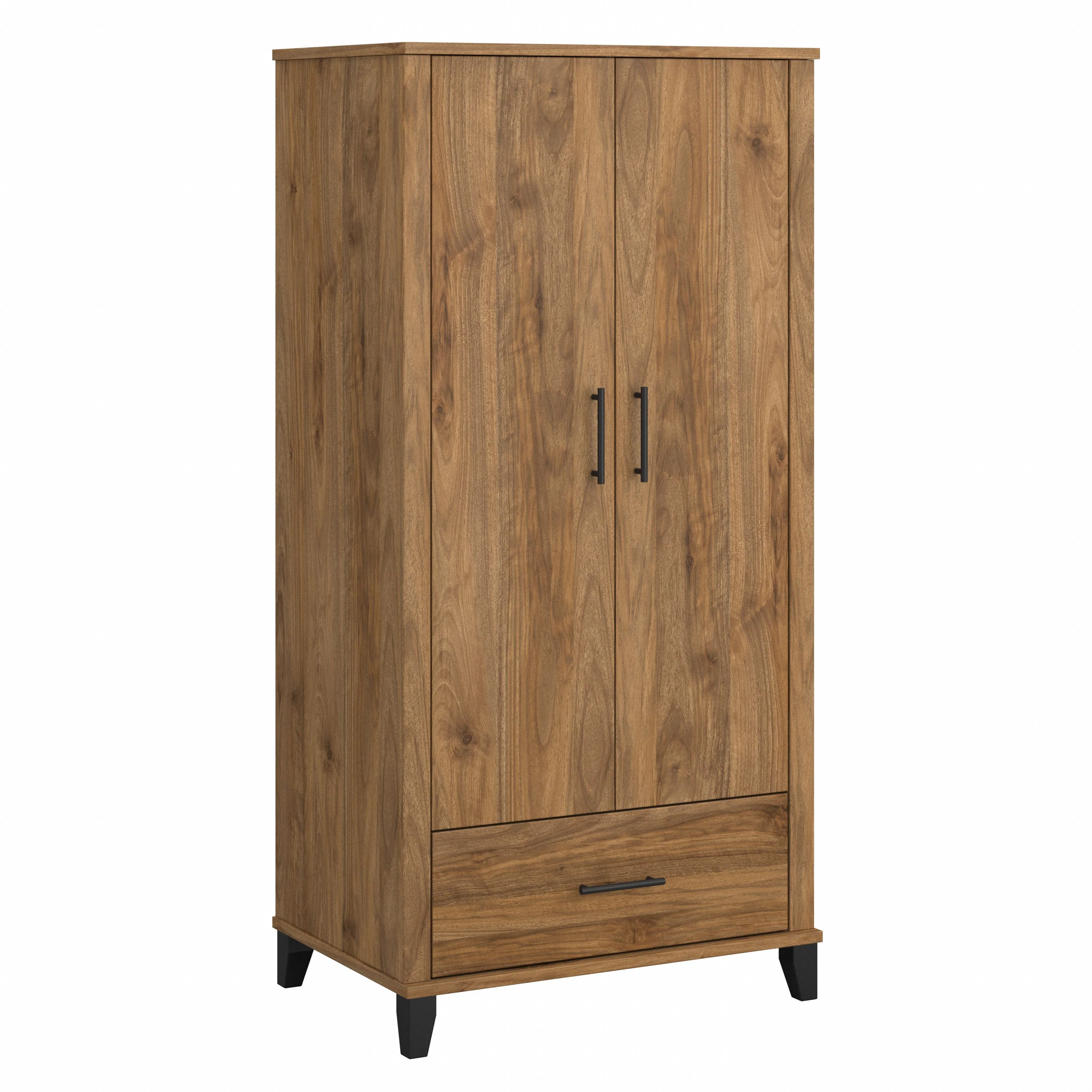 Somerset Tall Entryway Cabinet with Doors and Drawer