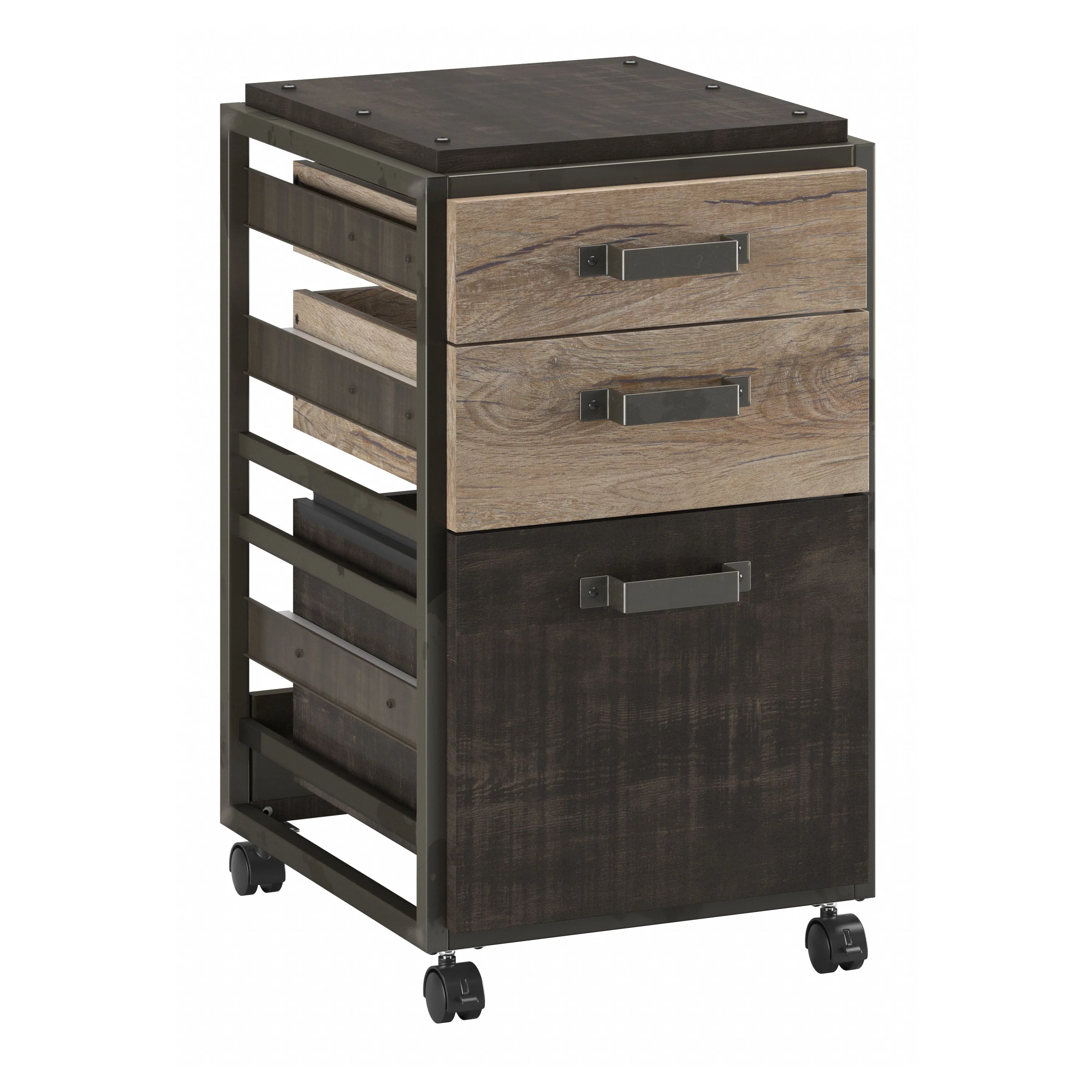 Refinery 3 Drawer Mobile File Cabinet