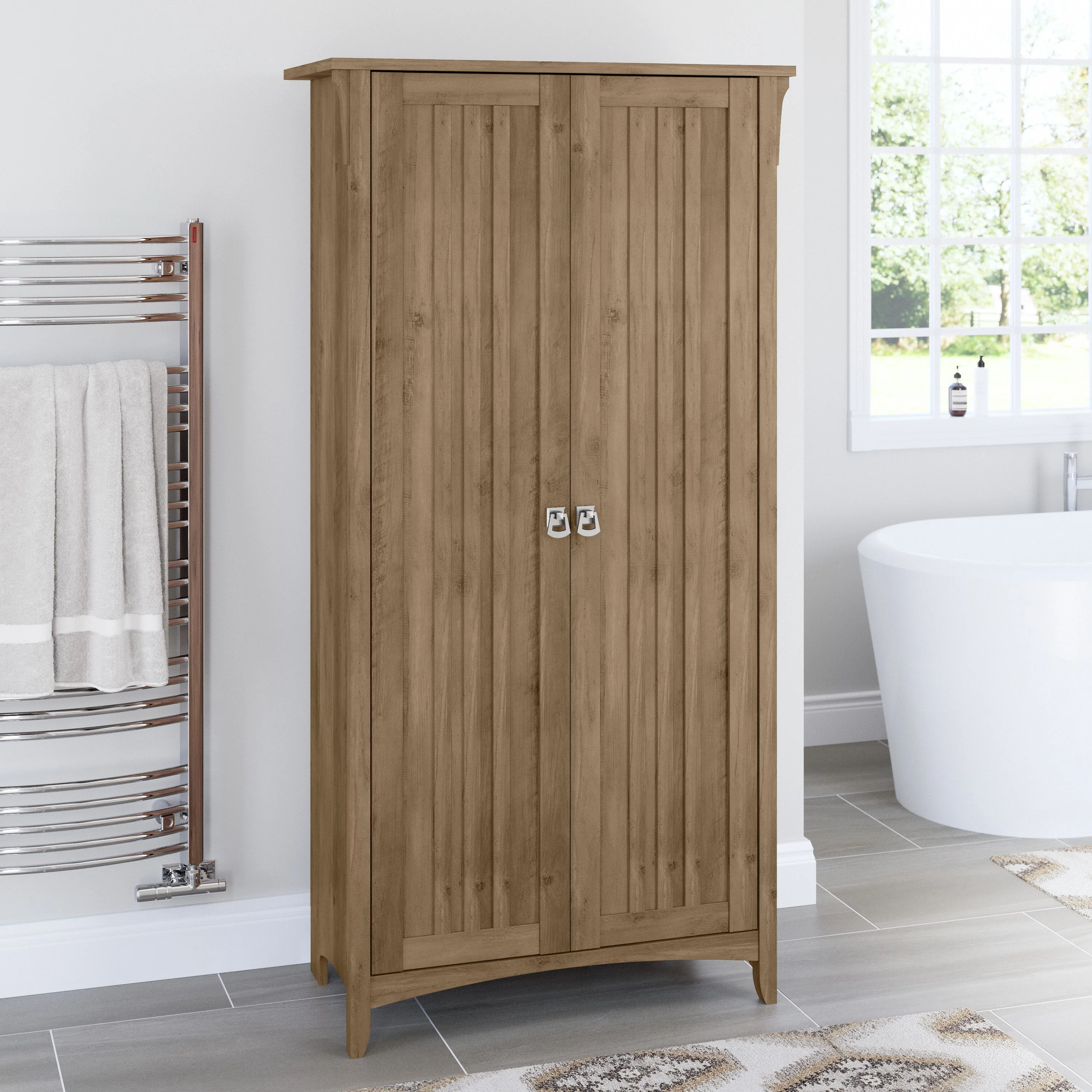 Salinas Bathroom Storage Cabinet with Doors