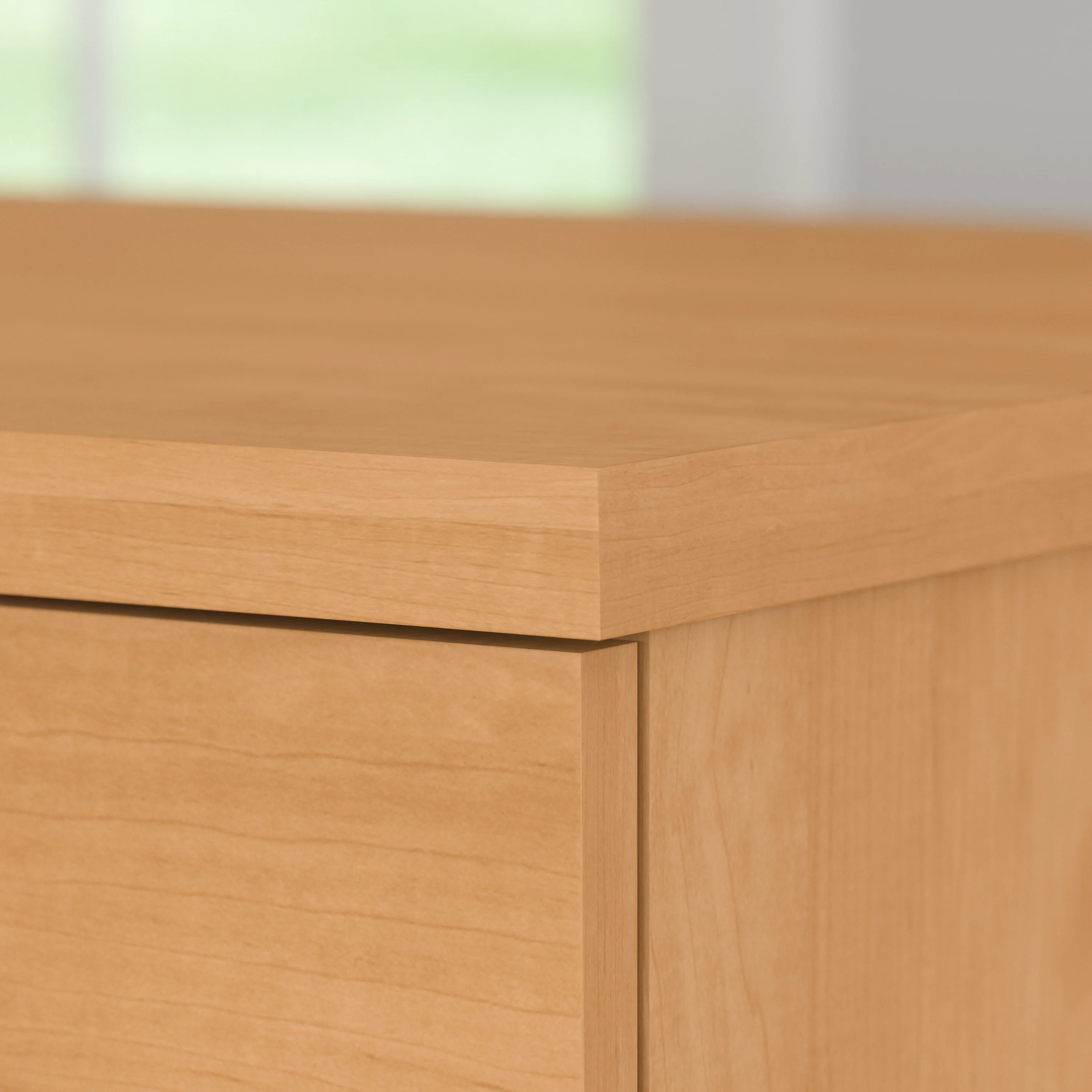 Somerset 72W Office Desk with Hutch and 5 Shelf Bookcase