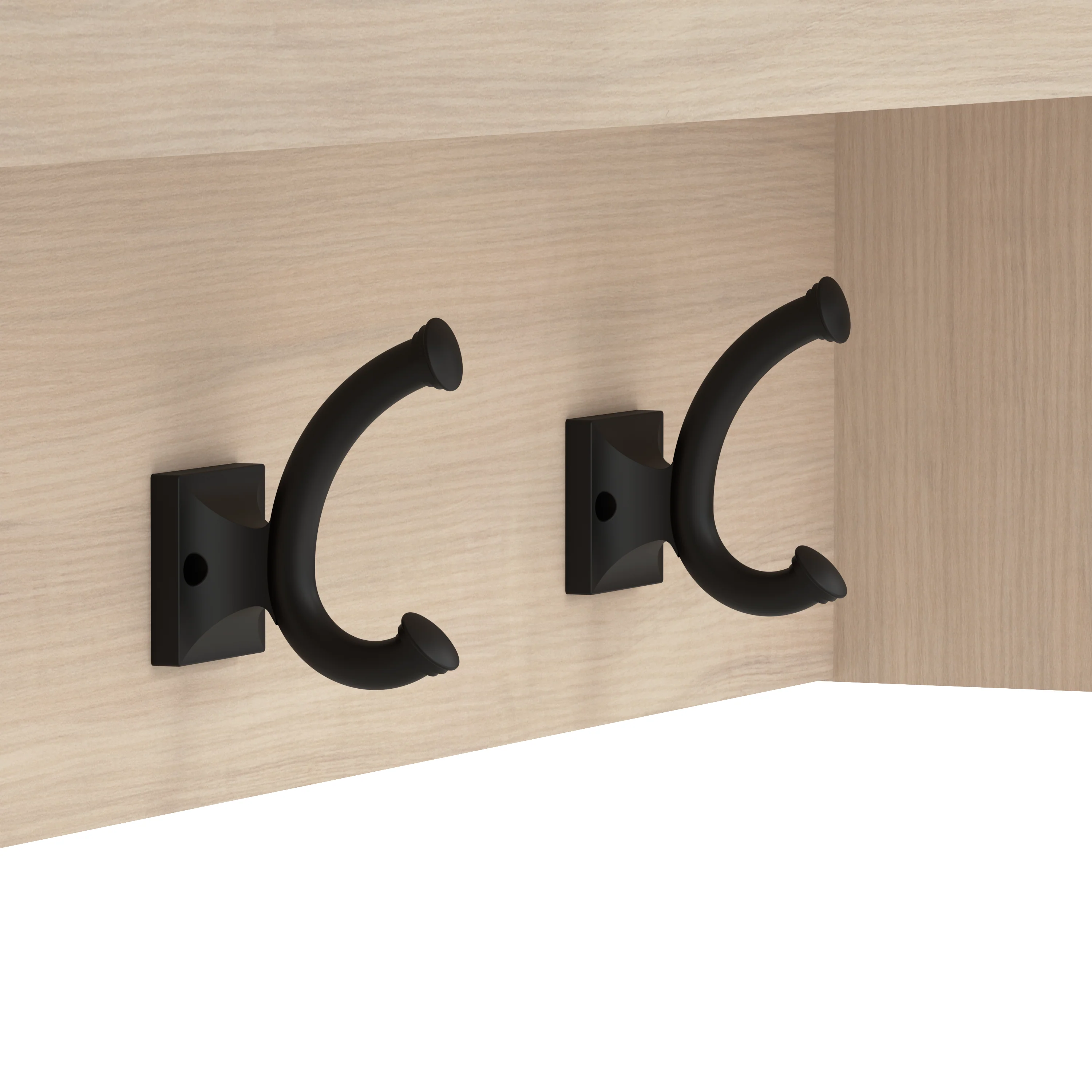 Woodland 40W Wall Mounted Coat Rack with Shelf