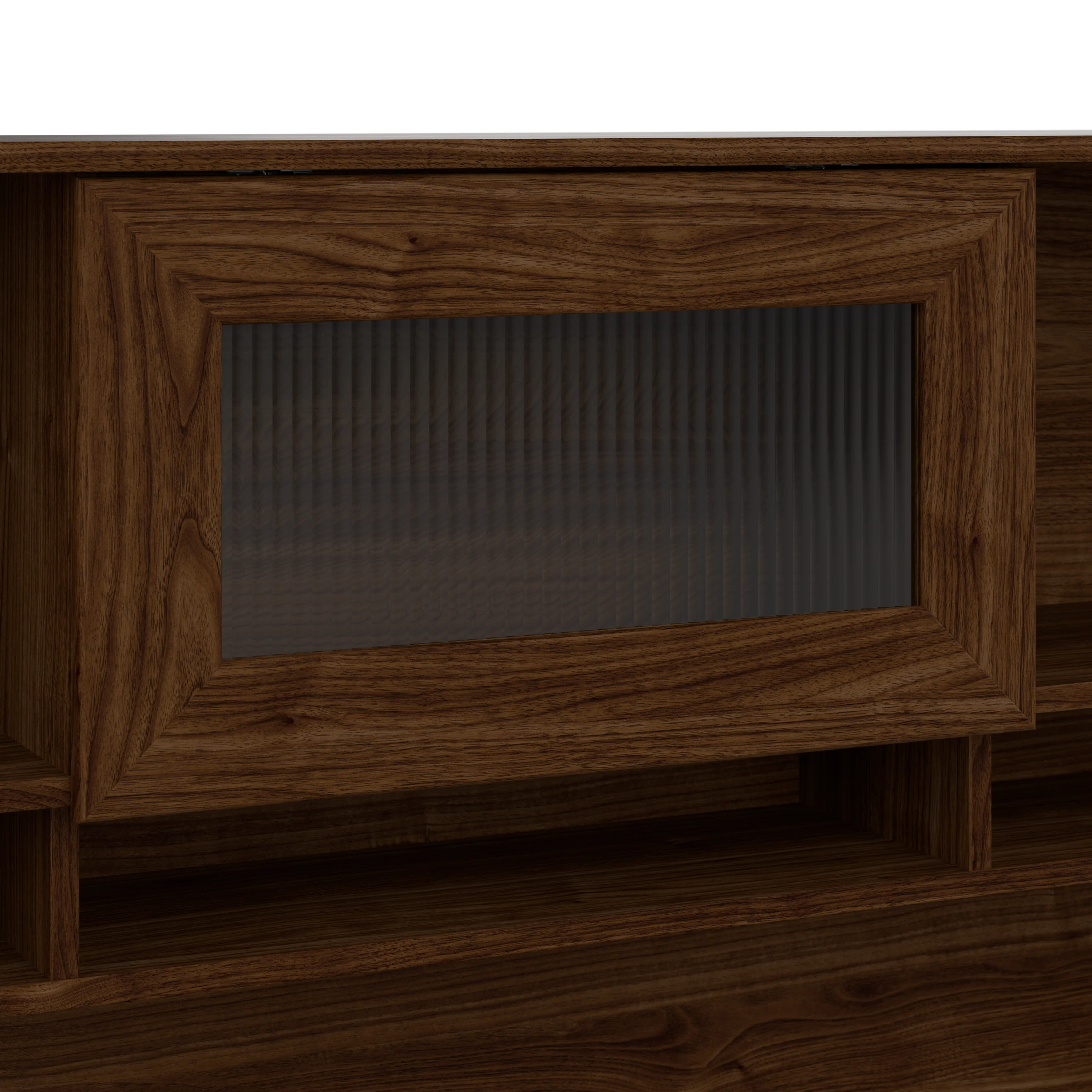 Cabot 60W L Shaped Computer Desk with Hutch and Lateral File Cabinet