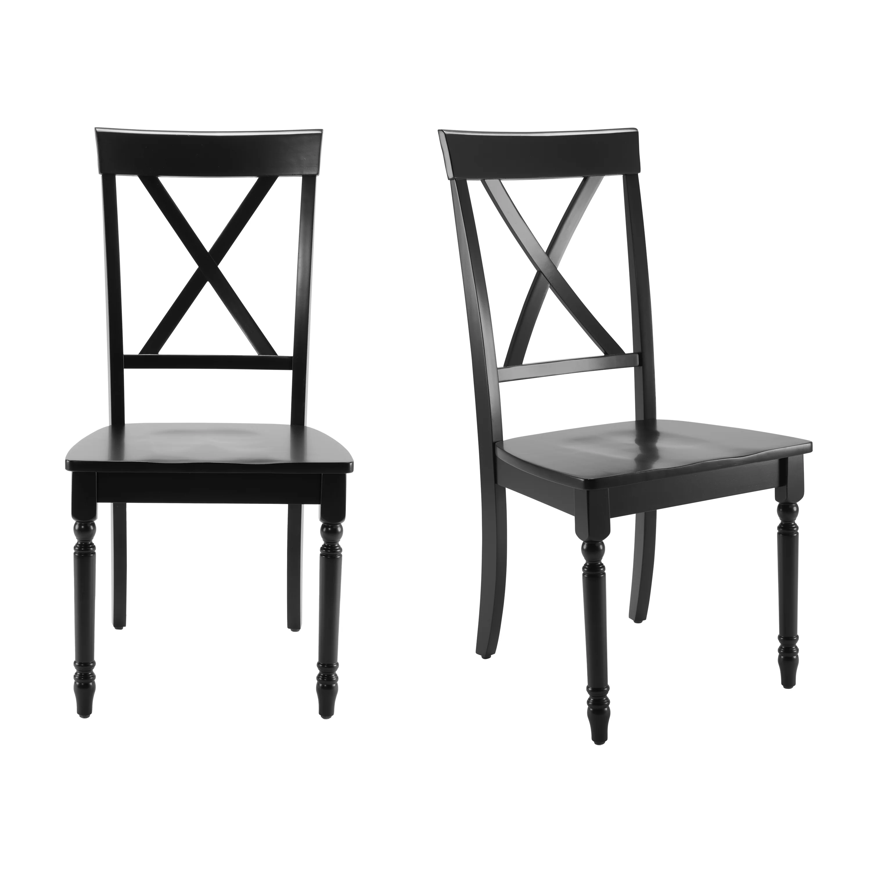Sterling Cross Back Dining Chairs - Set of 2