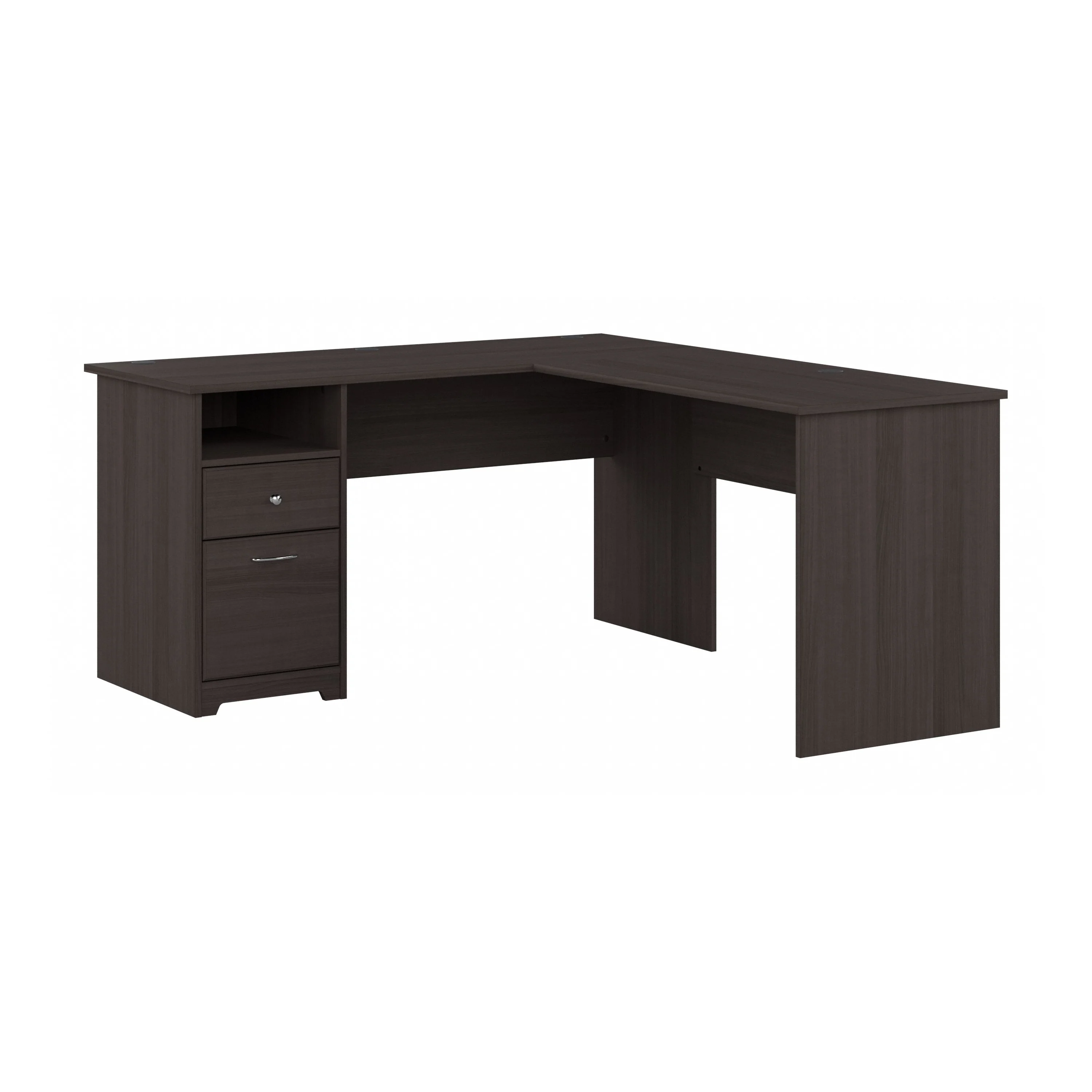 Cabot 60W L Shaped Computer Desk with Drawers
