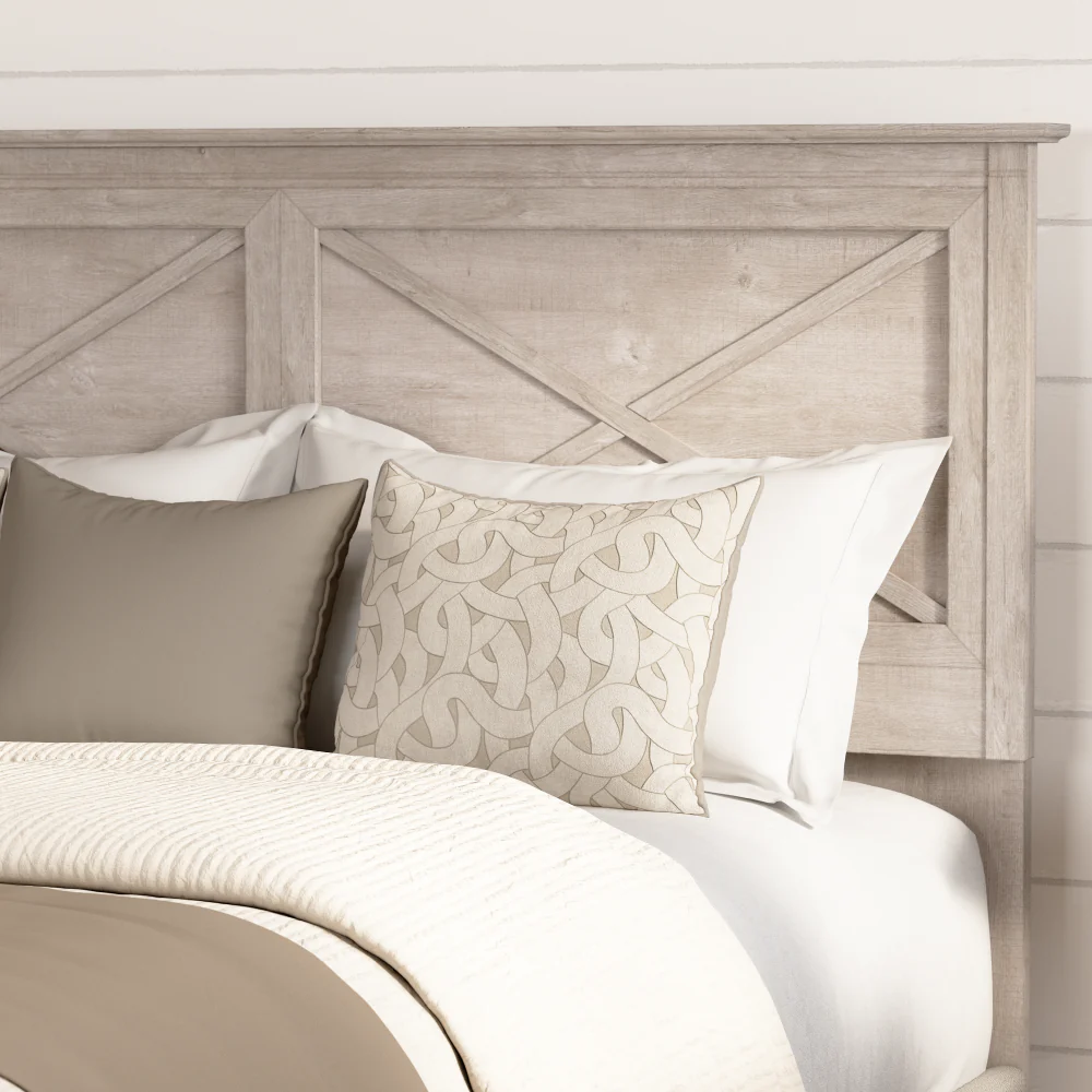 Bush Home Key West 65W Full/Queen Headboard with Set of 2 Nightstands