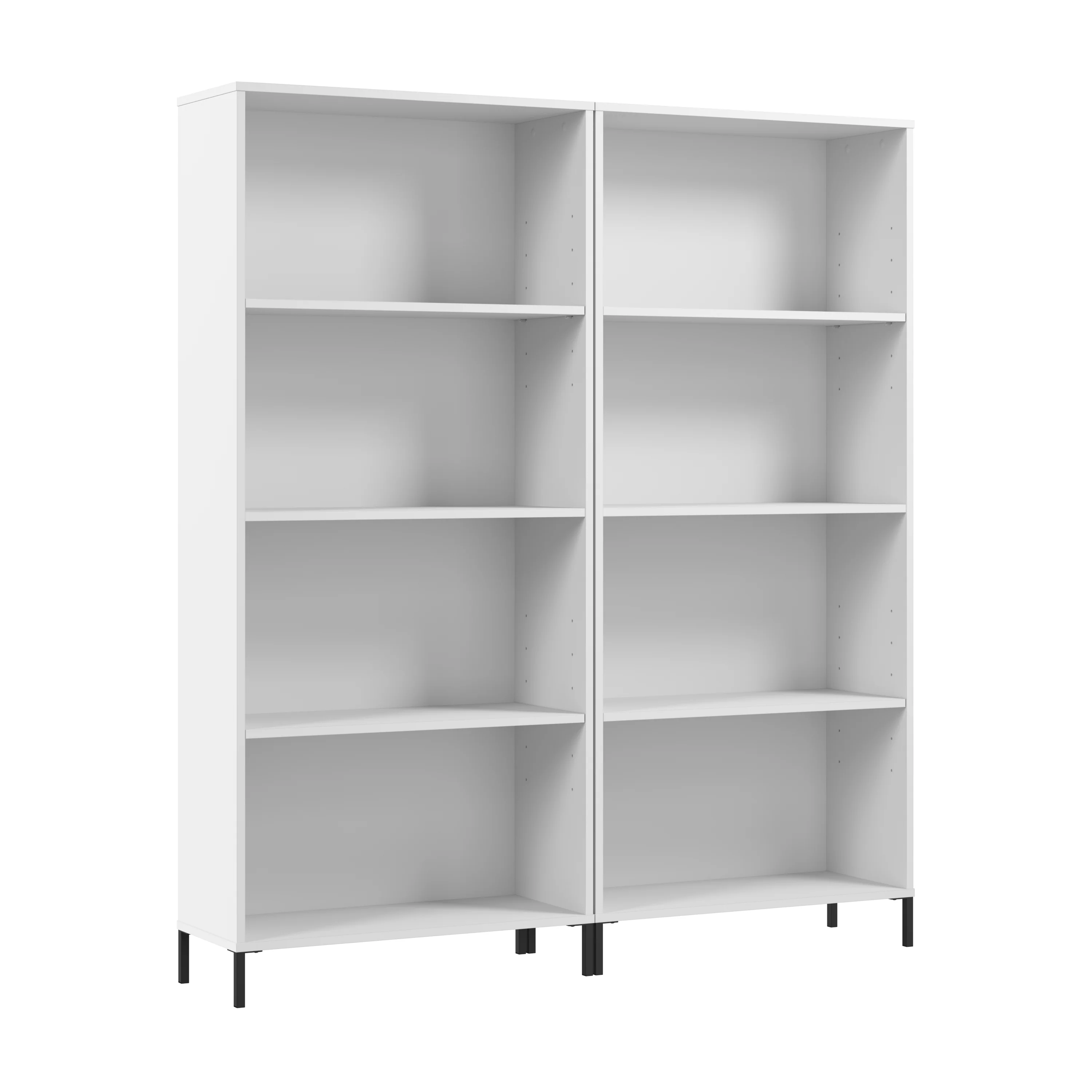 Essence 4 Shelf Bookcase - Set of 2