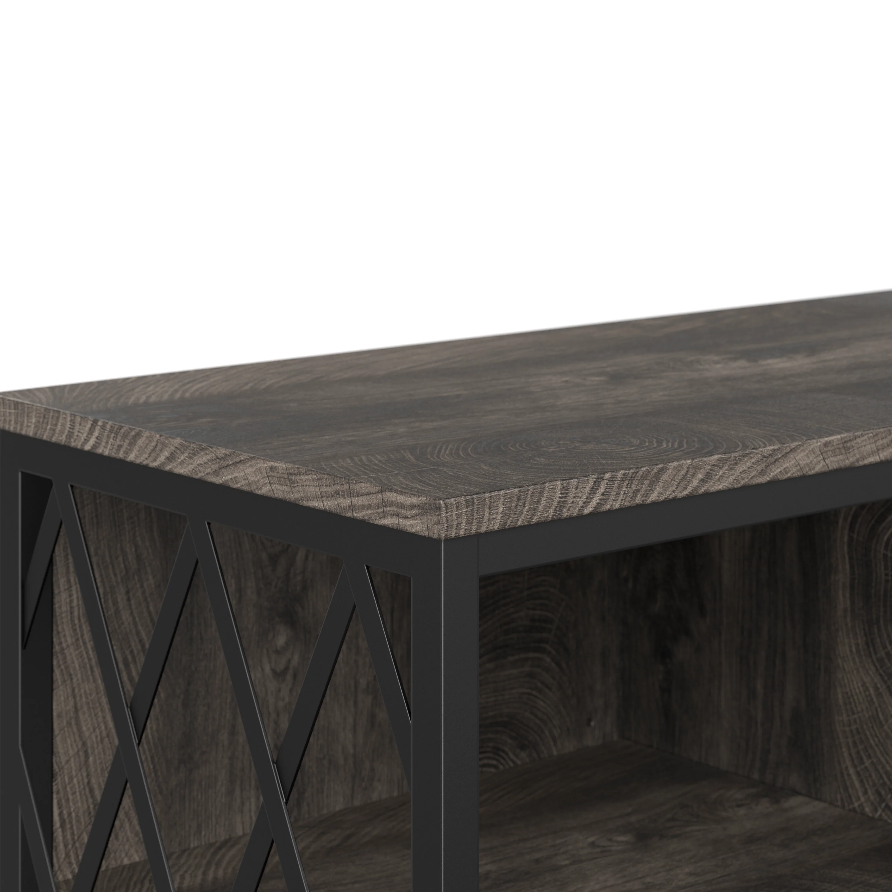 City Park 60W Industrial TV Stand for 70 Inch TV