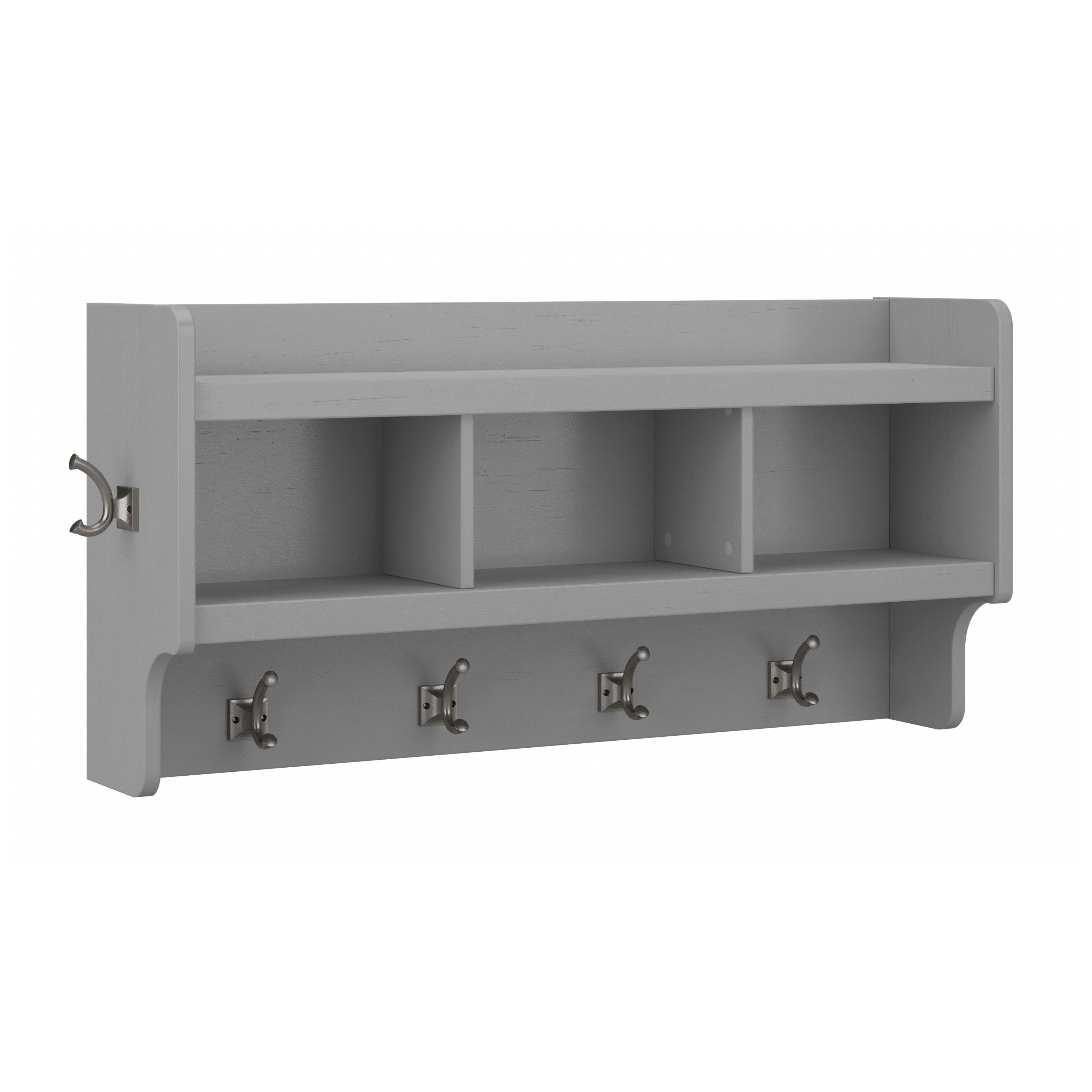 Woodland 40W Wall Mounted Coat Rack with Shelf