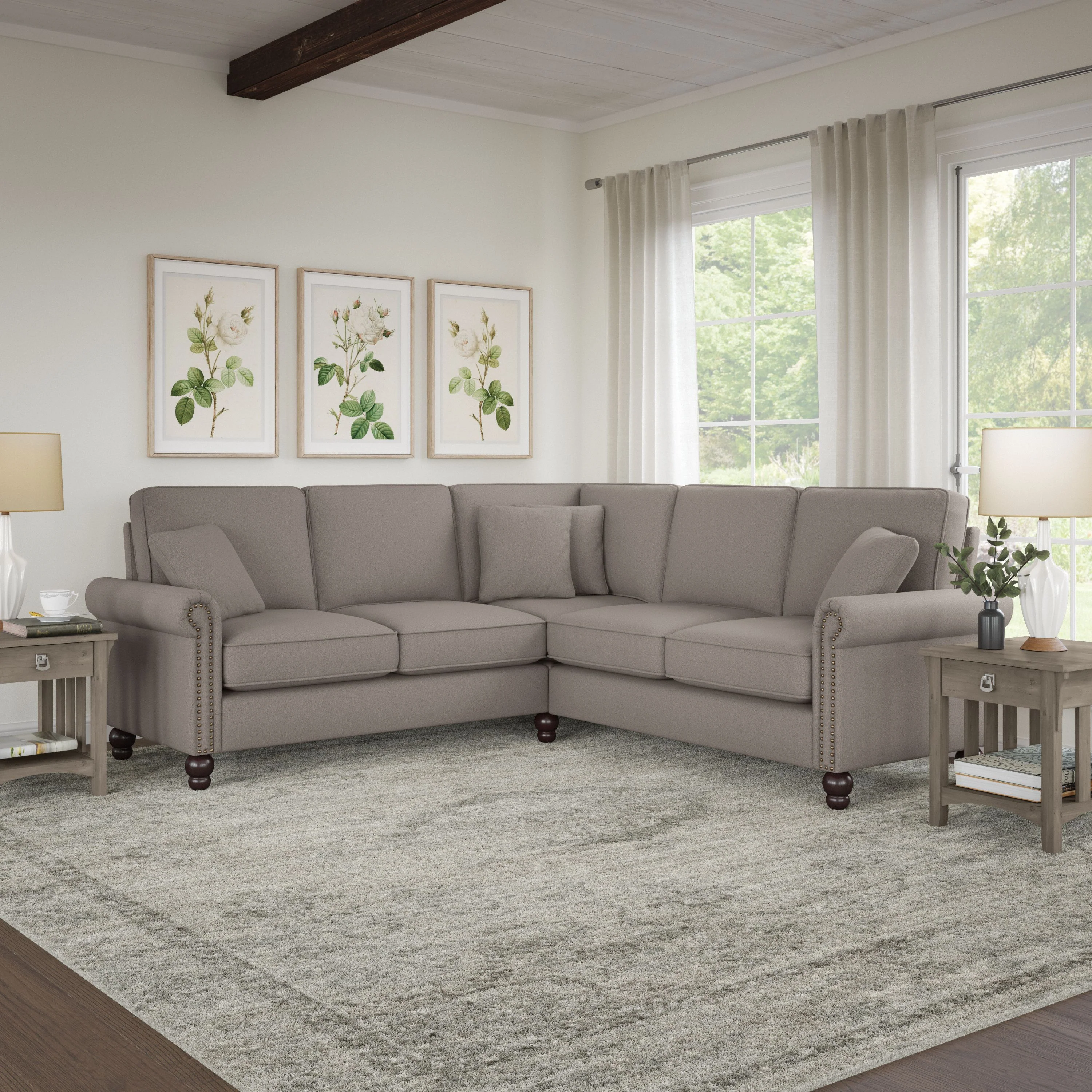 Coventry 87W L Shaped Sectional Couch