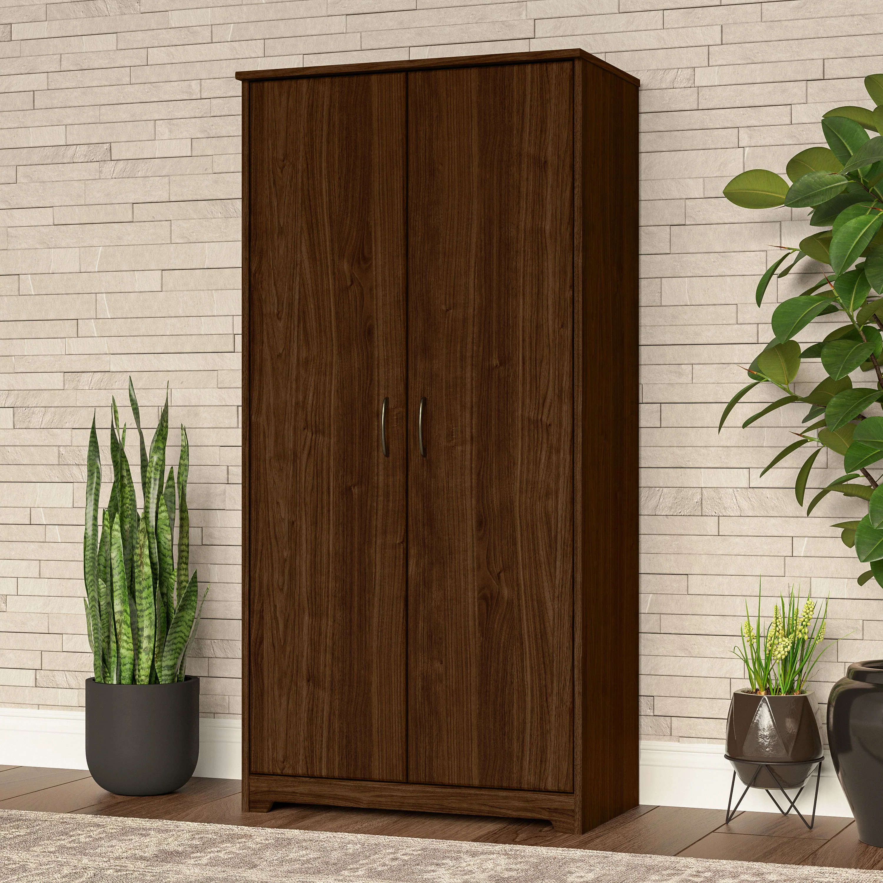 Cabot Tall Storage Cabinet with Doors