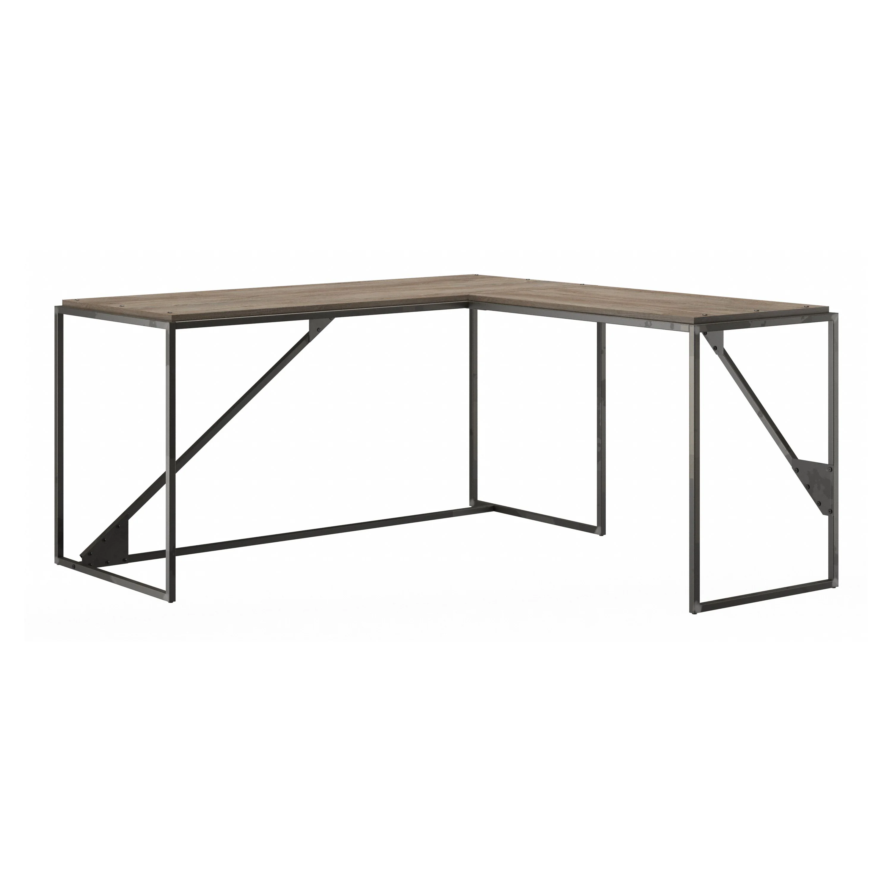 Refinery 62W L Shaped Industrial Desk