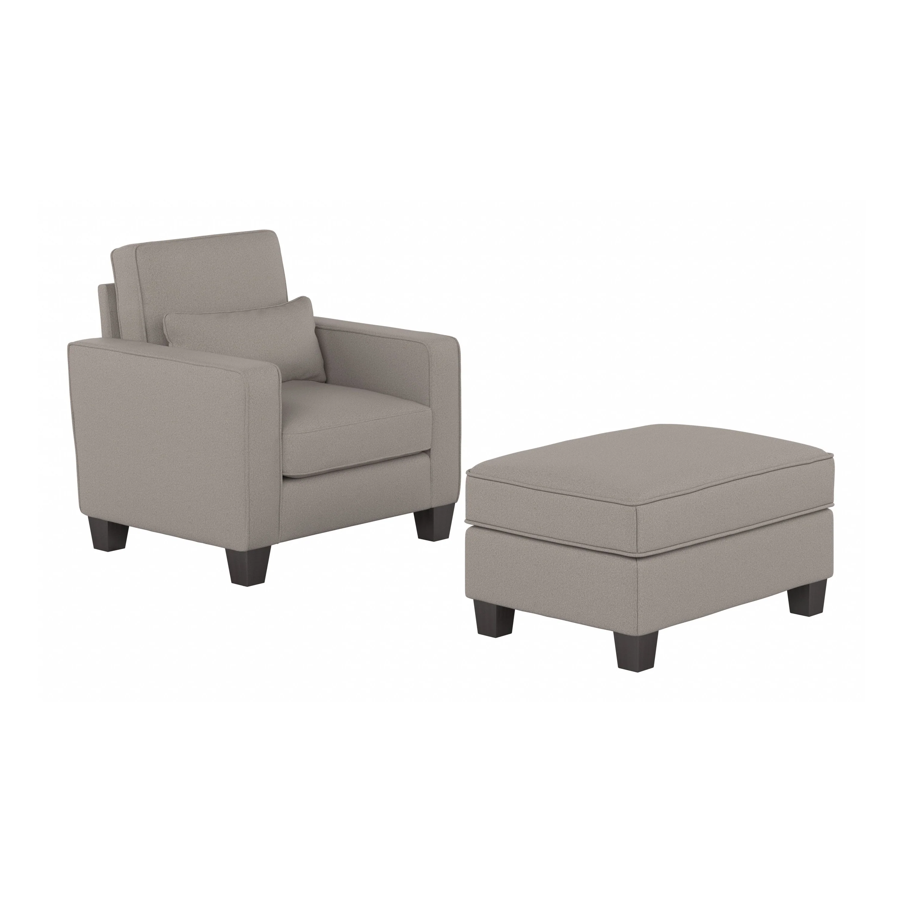 Stockton Accent Chair with Ottoman Set